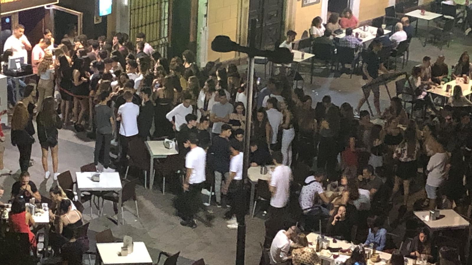 Plaza Marqués de Heredia en febrero de 2020