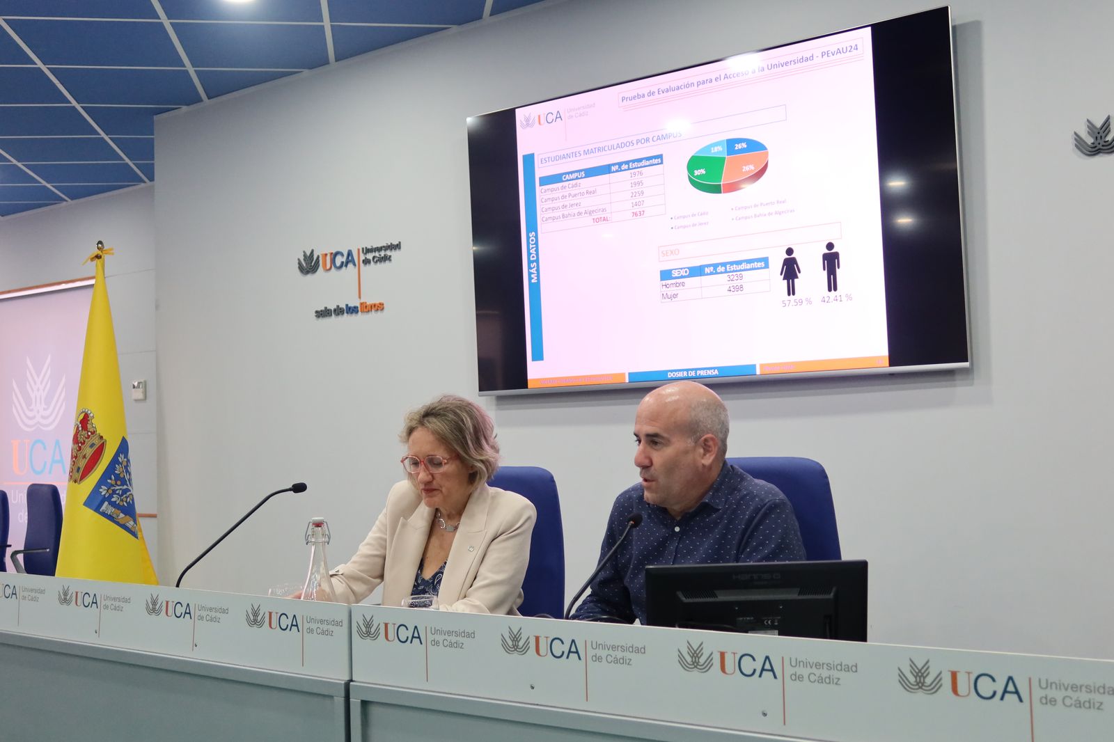 Una imagen de la rueda de prensa de presentación.