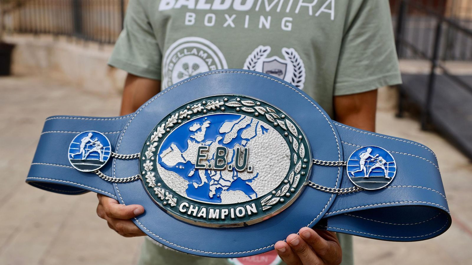 Cinturón de EBU Silver.