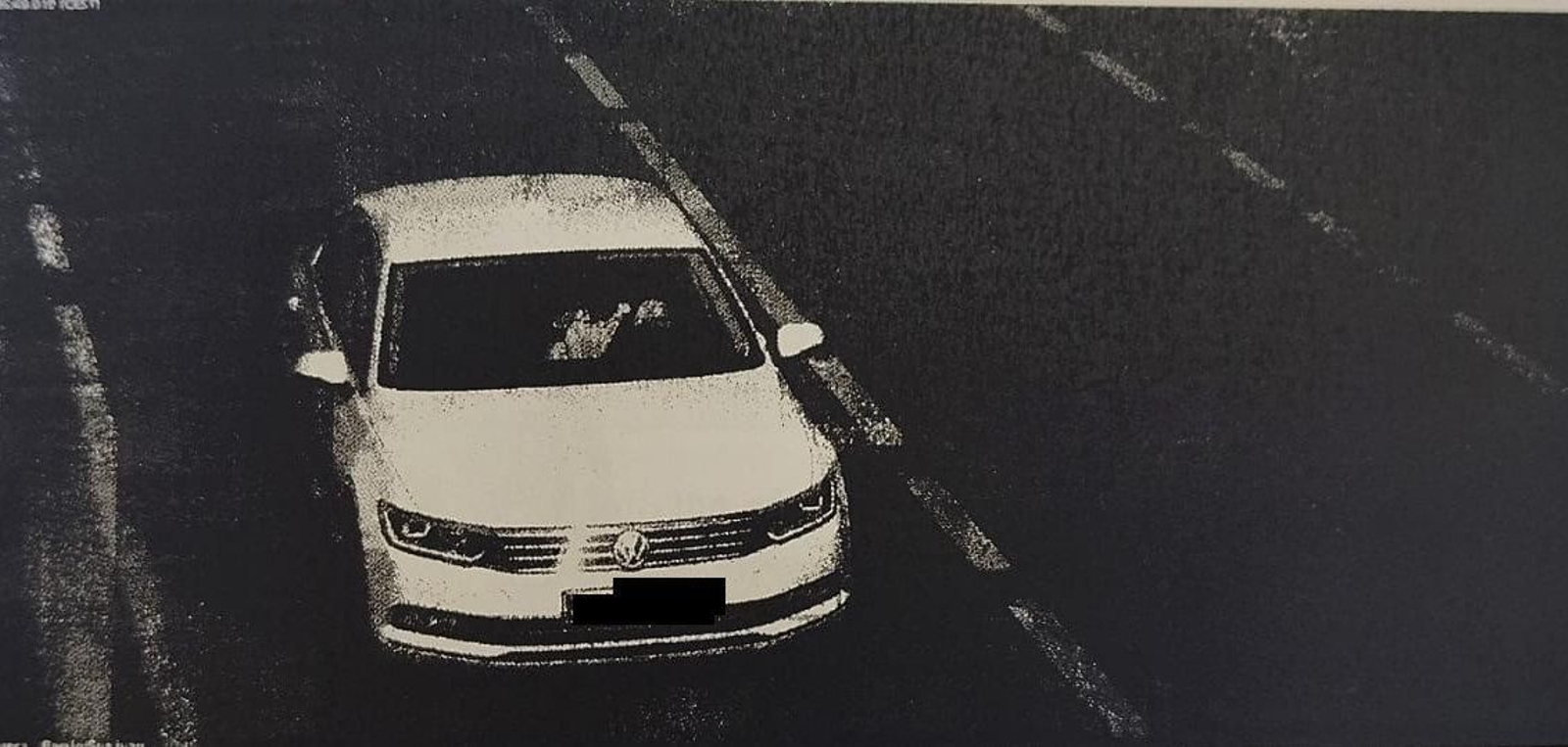 Fotograma de una de las grabaciones que captaron el vehículo de Antonio Campos tras su muerte.