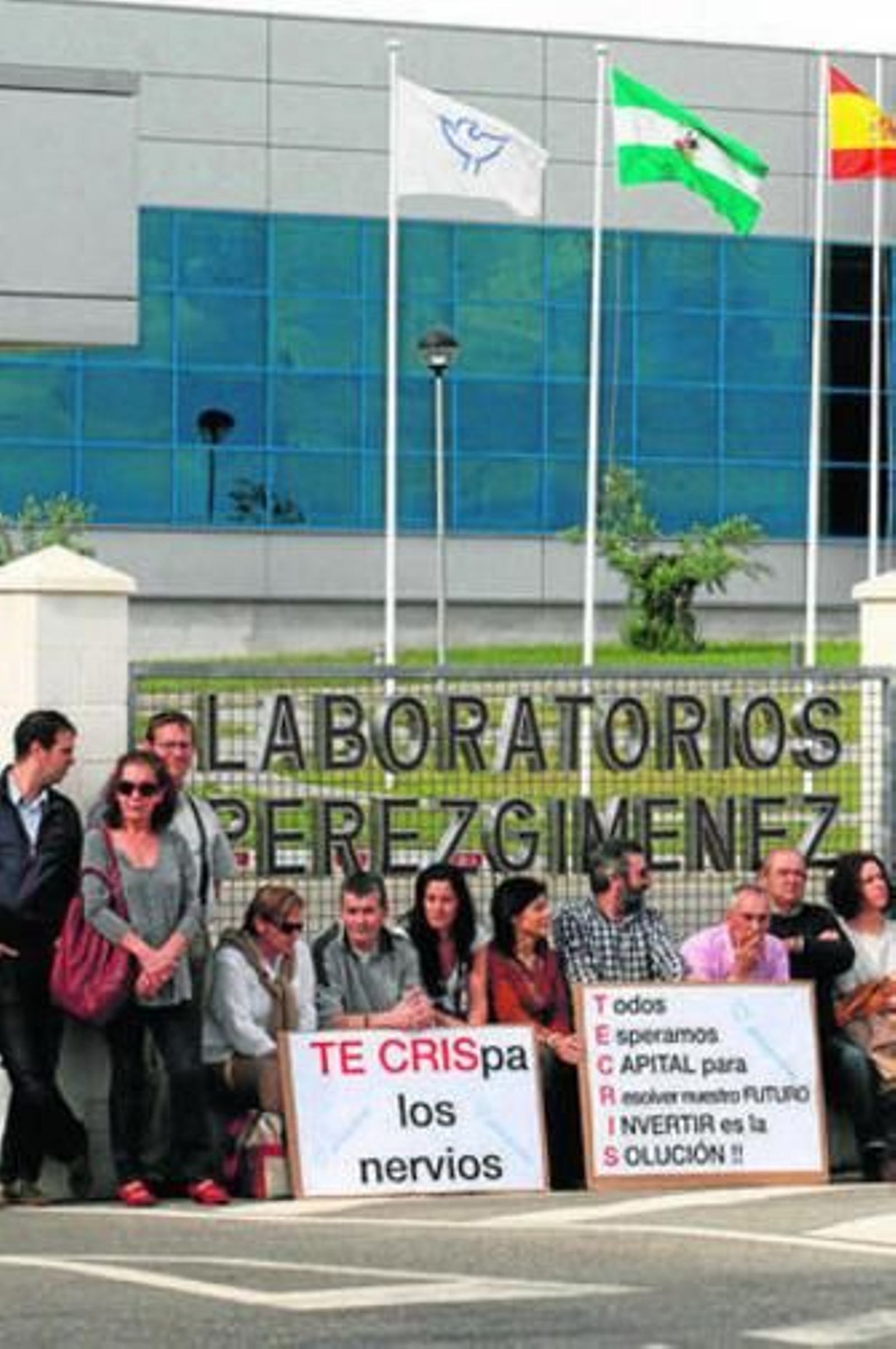 Foto de archivo de una protesta de los trabajadores de Pérez Giménez.