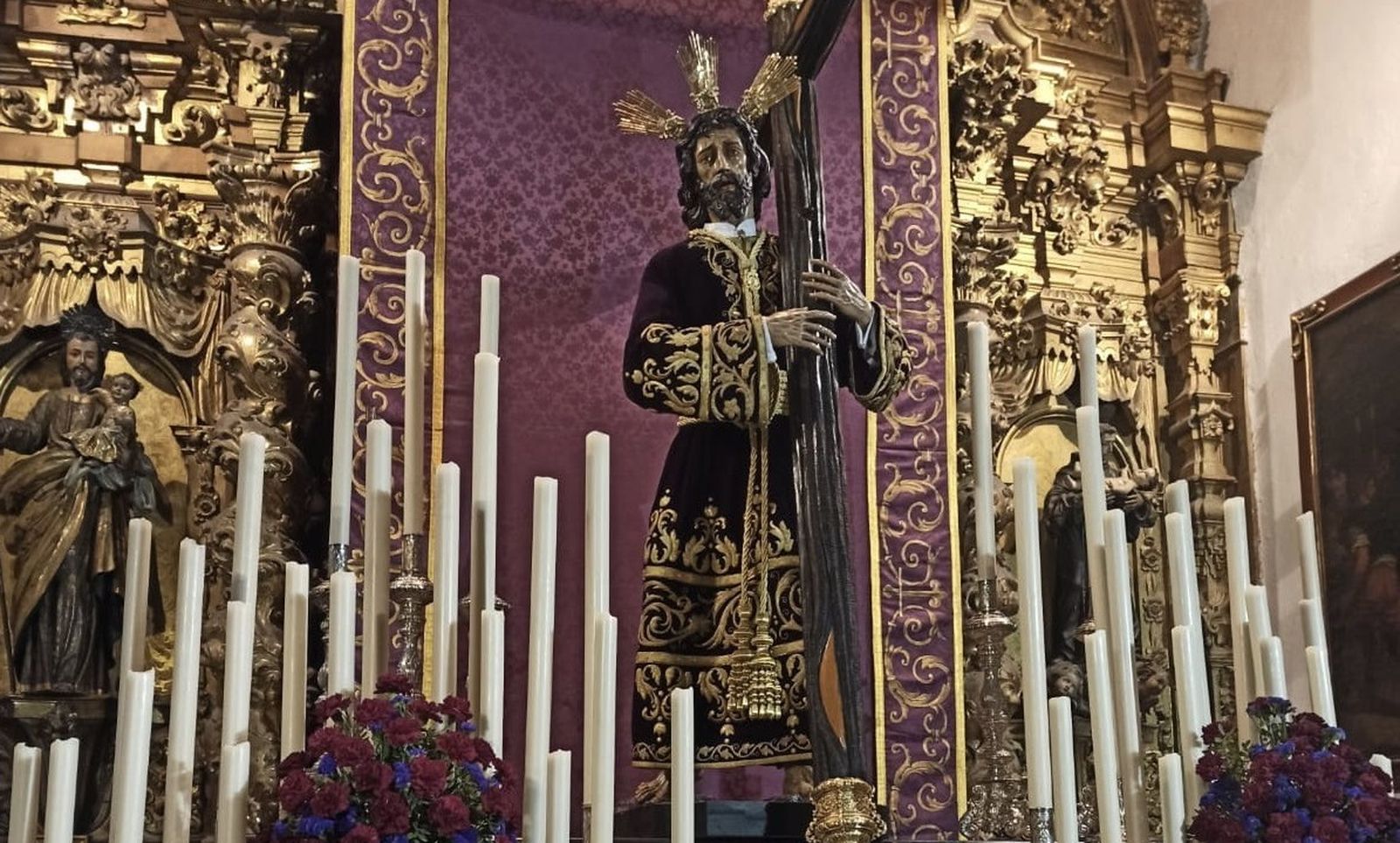 El Señor de los Reyes, durante los cultos de la pasada semana.