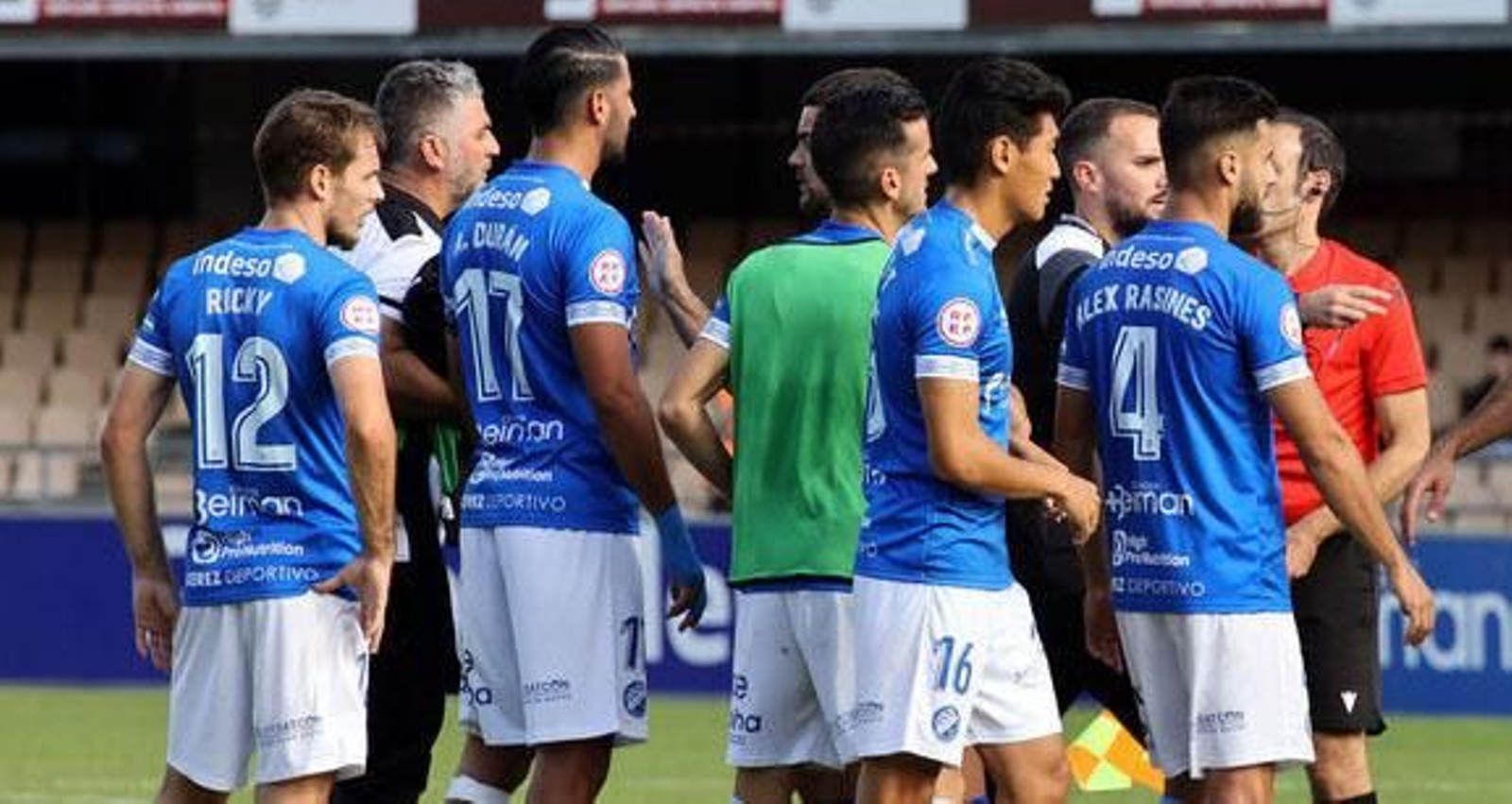 Rifat jugó su último partido con la primera plantilla ante el Recre.
