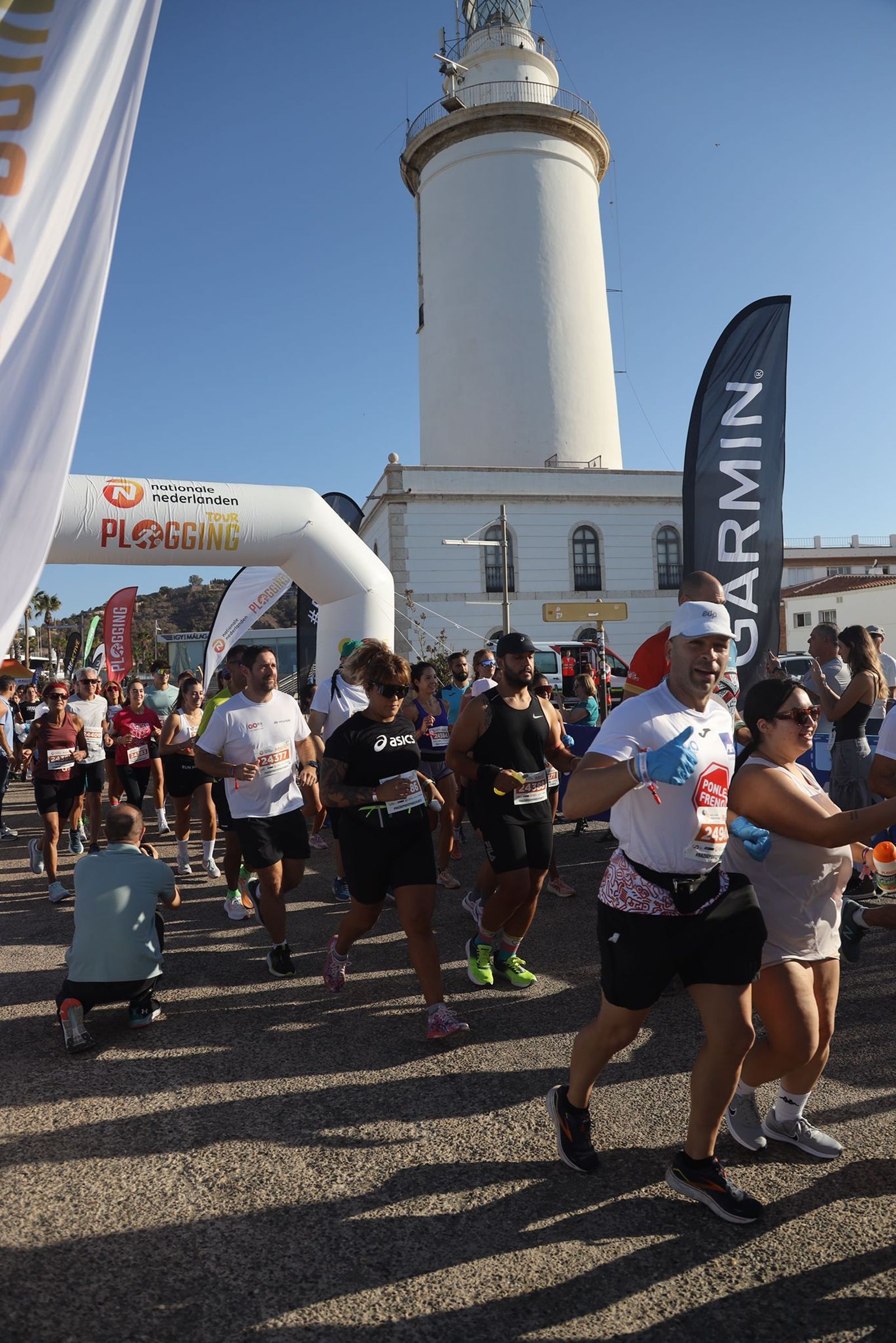El Nationale-Nederlanden Plogging Tour de Málaga, en fotos
