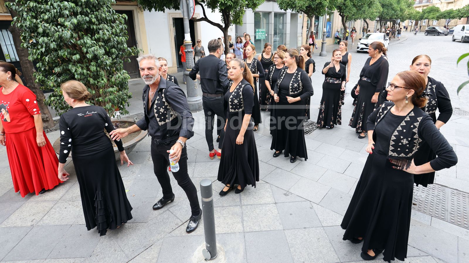 Flashmob de la academia de baile de Fani Muñoz en Jerez