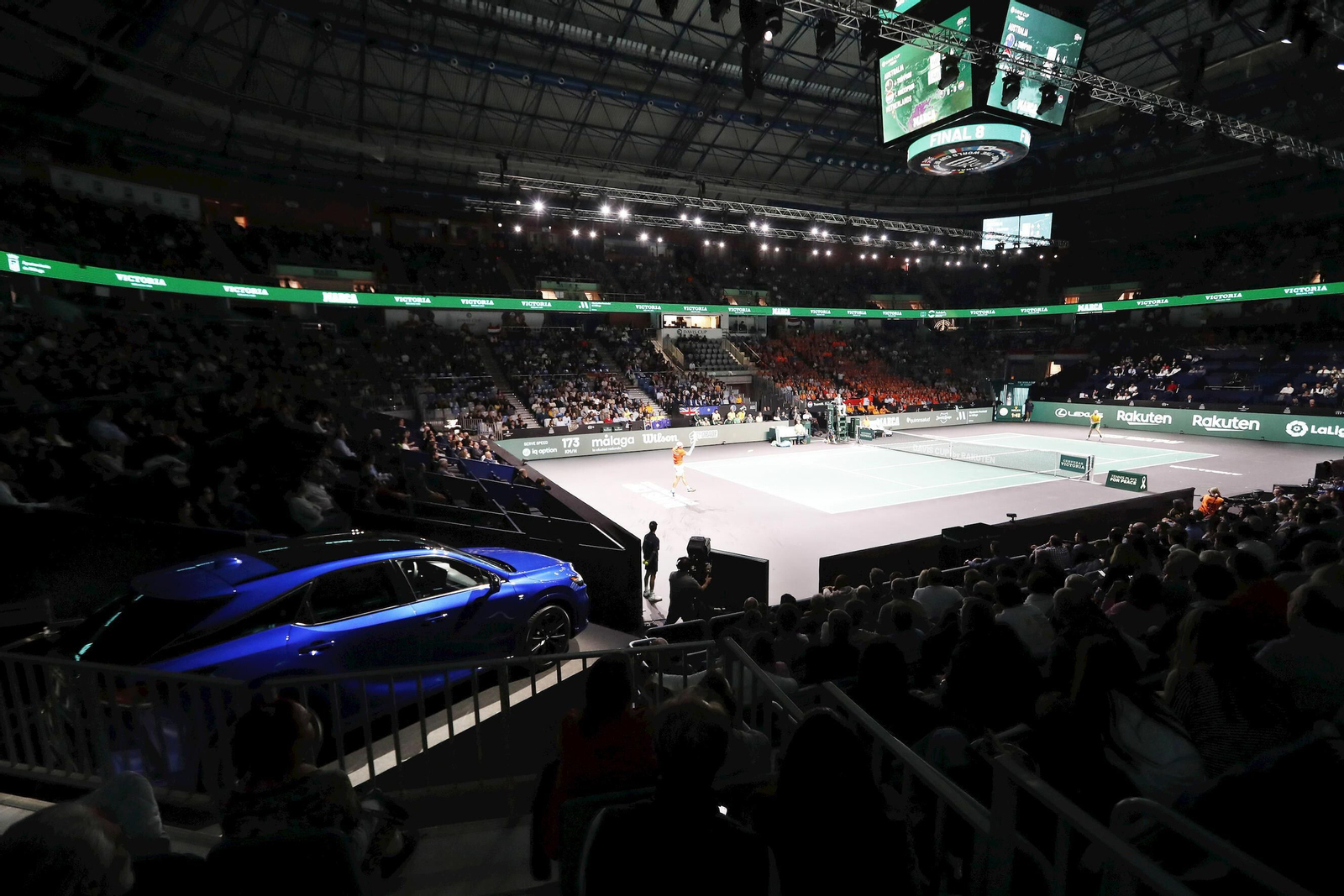 Perspectiva del Carpena durante las finales de la Copa Davis.