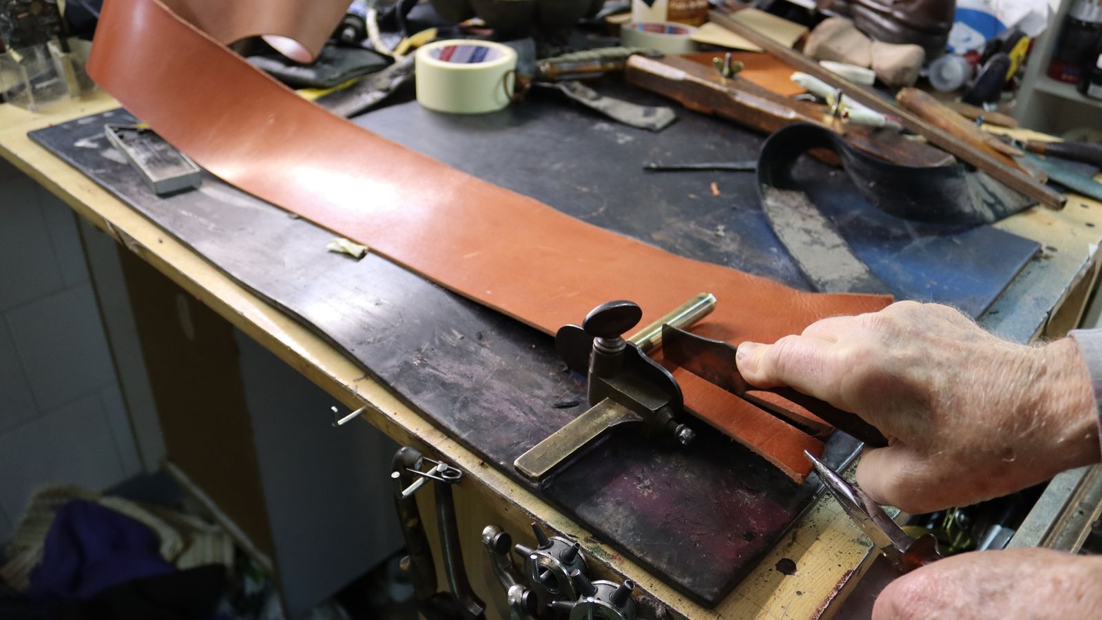 Vicente Serrano realizando un trabajo.