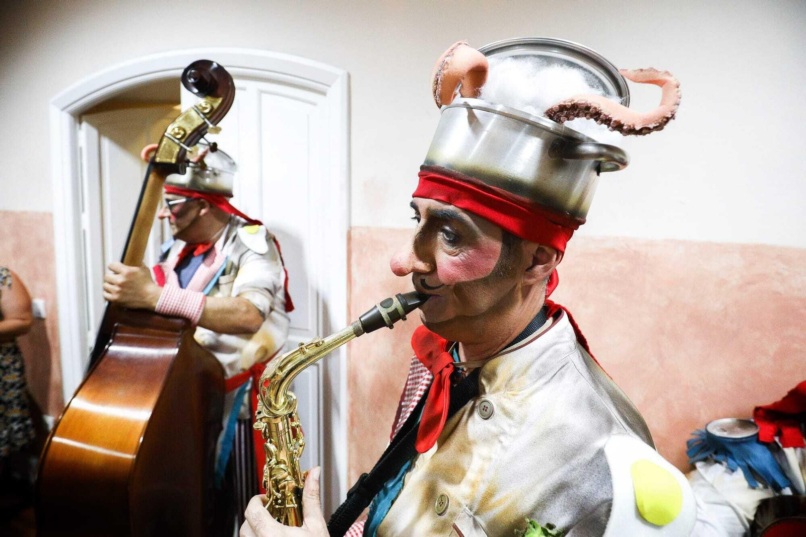 Ambiente en camerinos