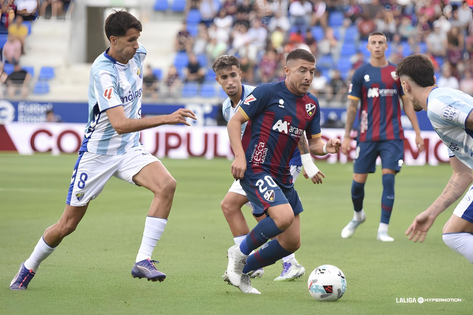 Portillo, ante el Málaga CF