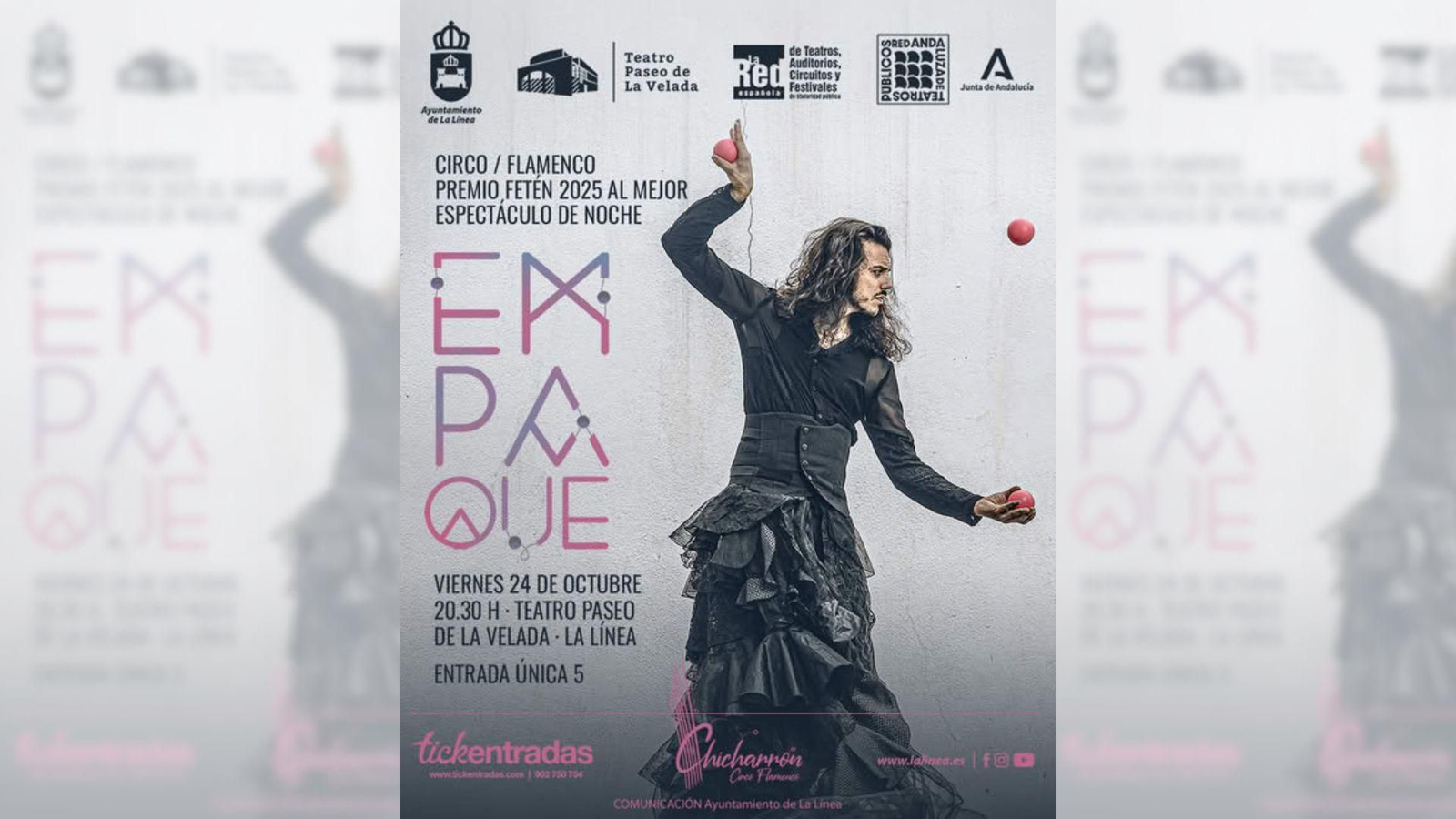 Cartel de 'Empaque', en La Línea.