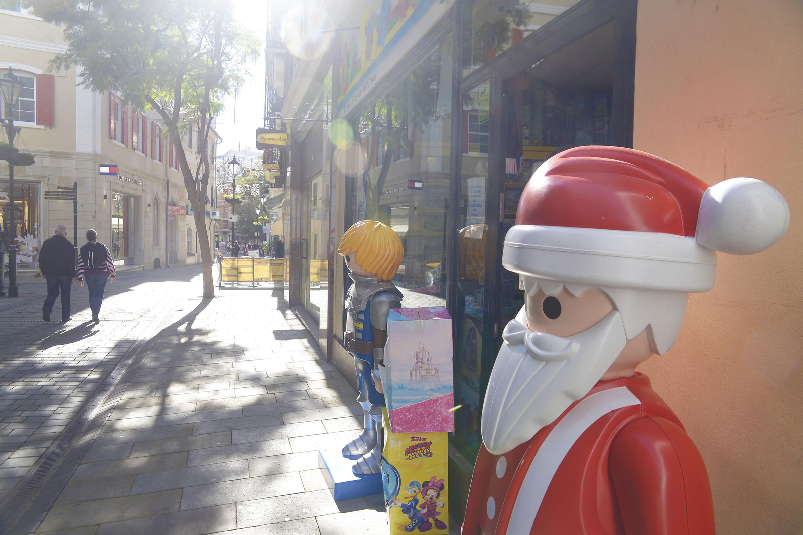 La calle Real de Gibraltar.