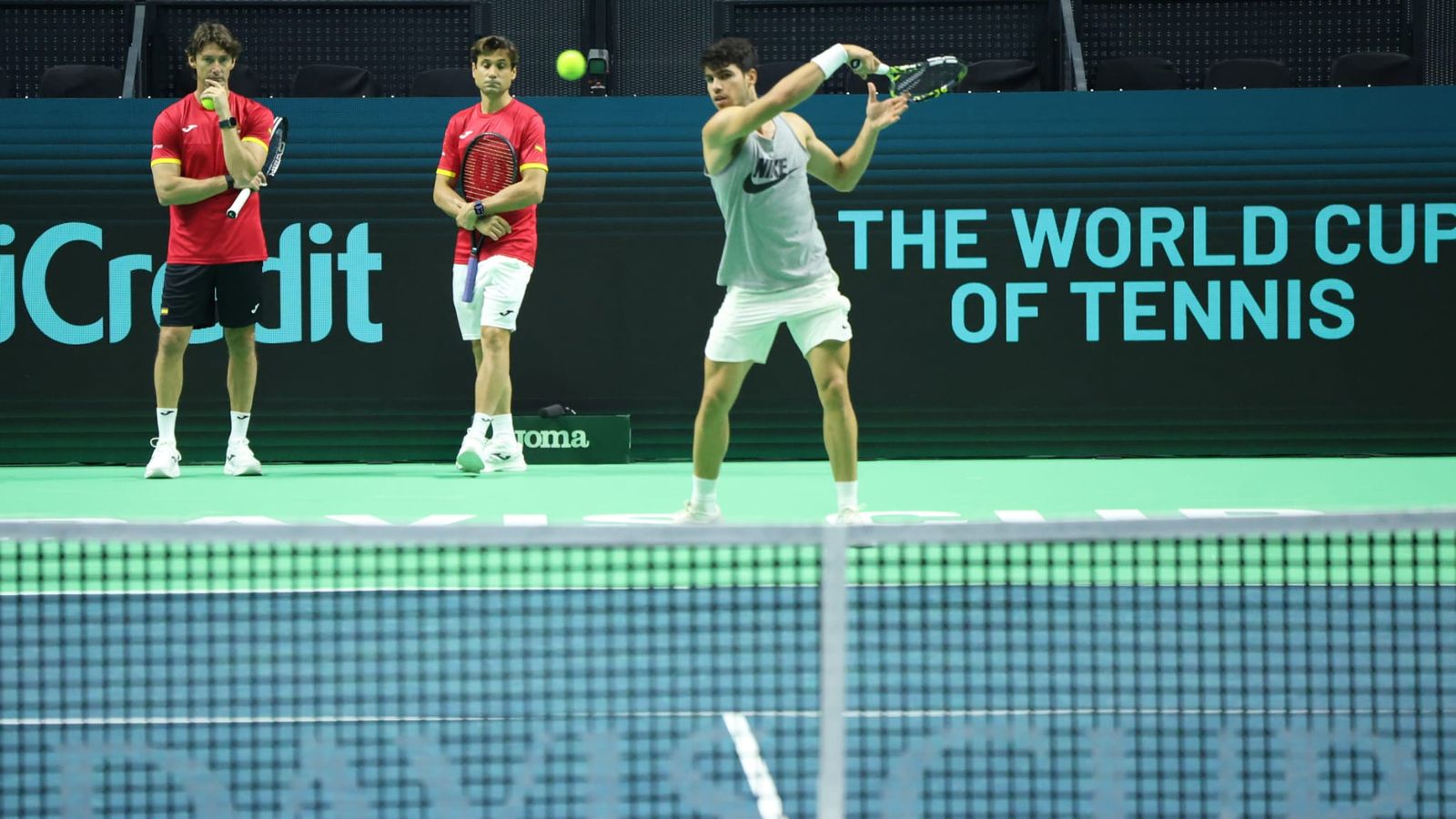 Rafa Nadal-Carlos Alcaraz, ocho juegos a tope con empate antes de la Copa Davis