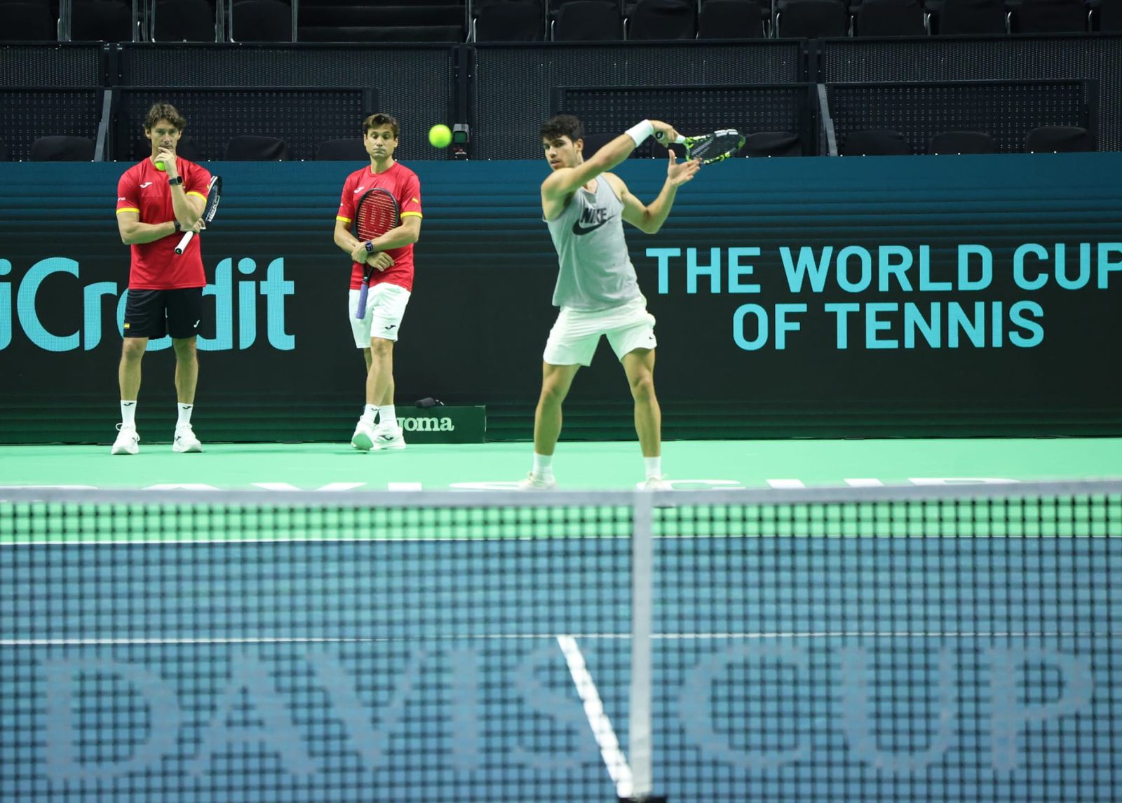 Rafa Nadal-Carlos Alcaraz, ocho juegos a tope con empate antes de la Copa Davis