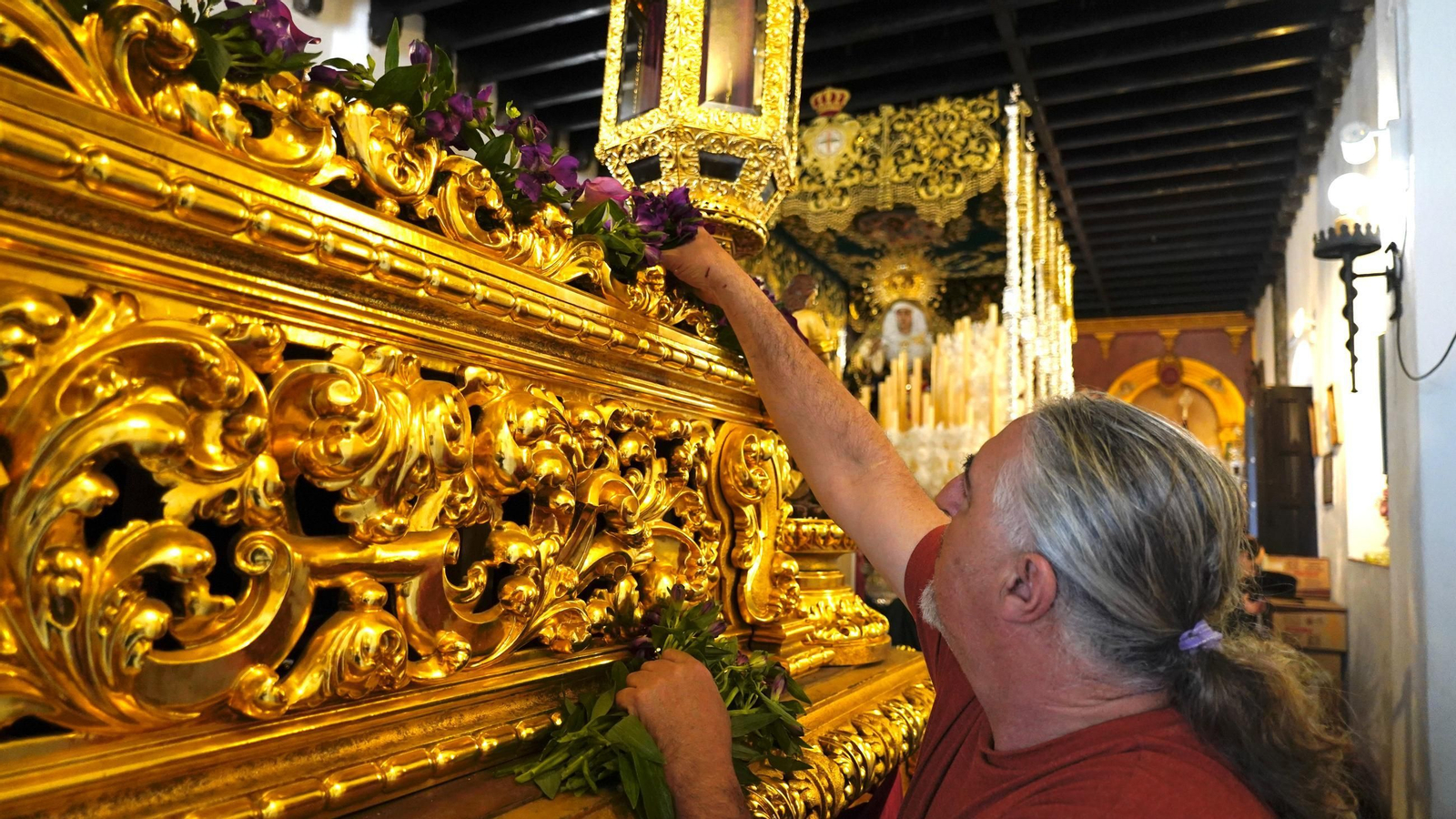 Fotos: El Medinaceli, Señor de Algeciras, preparado para bendecir las calles de la ciudad otro Martes Santo
