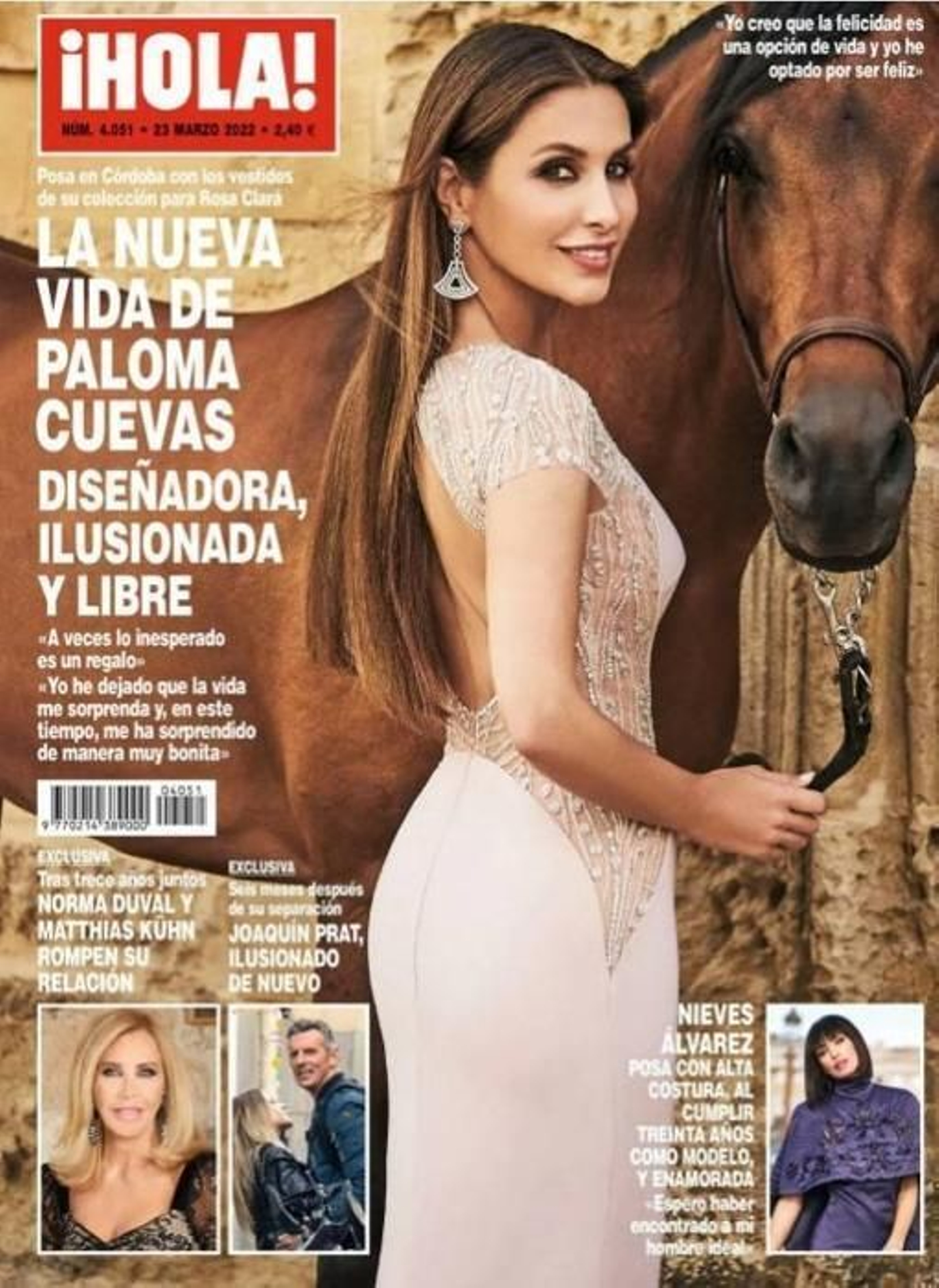 Paloma Cuevas, en la portada de '¡Hola!' de este miércoles.
