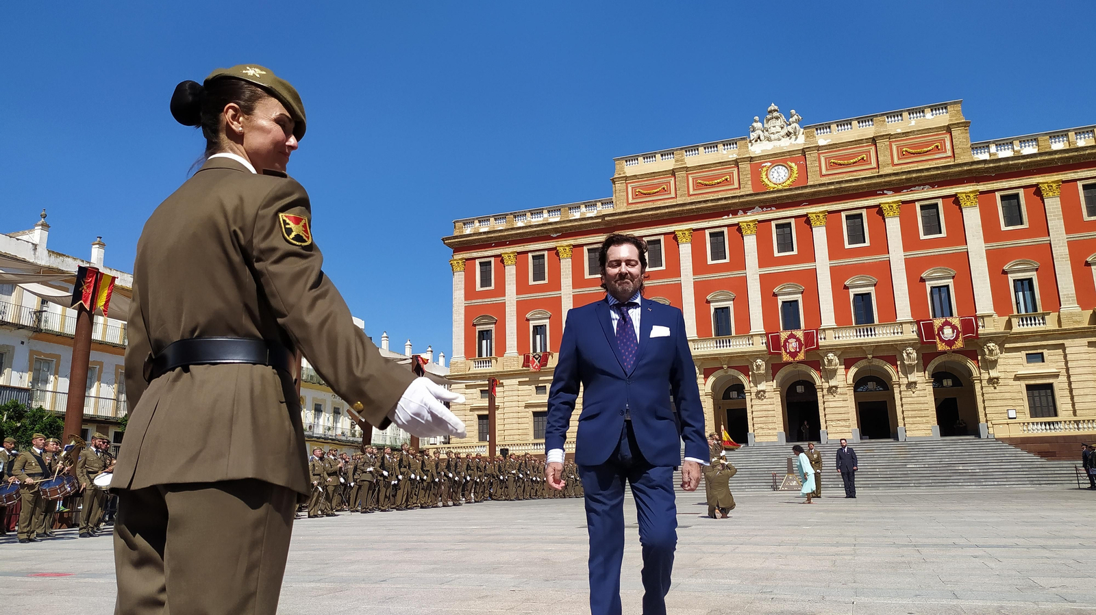 Las imágenes de la jura de bandera celebrada en San Fernando