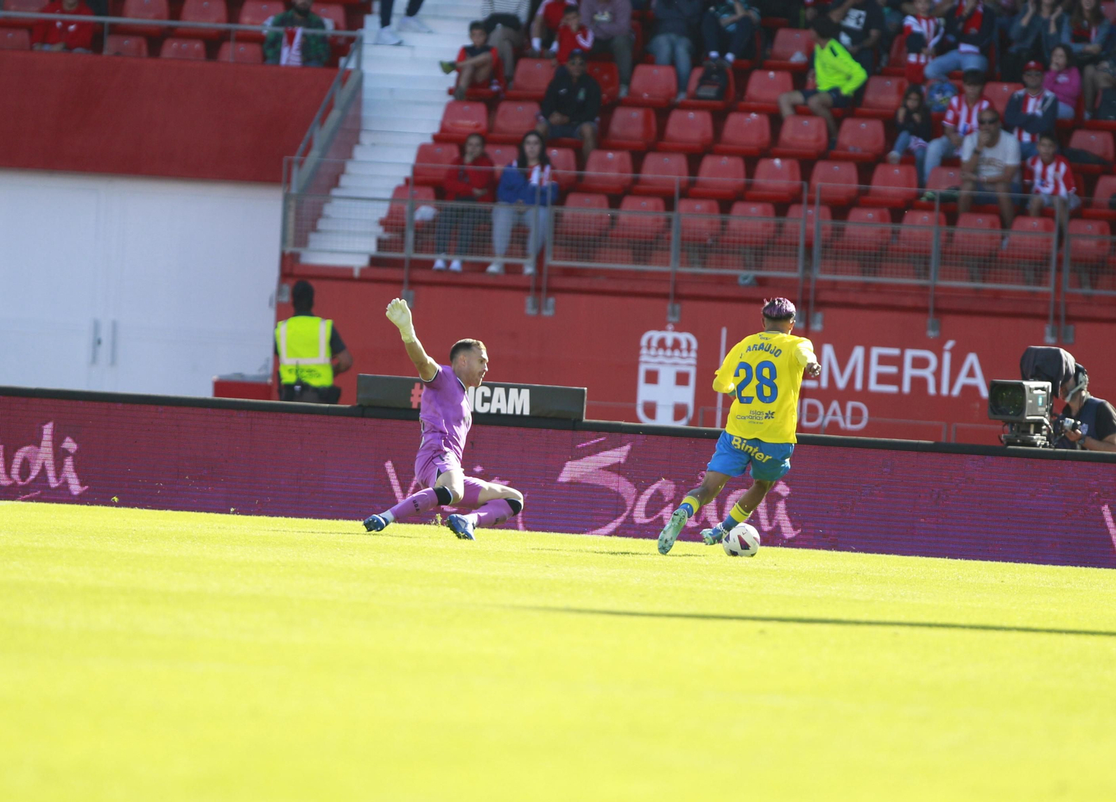 Imágenes del partido U.D. Almería-U.D. Las Palmas