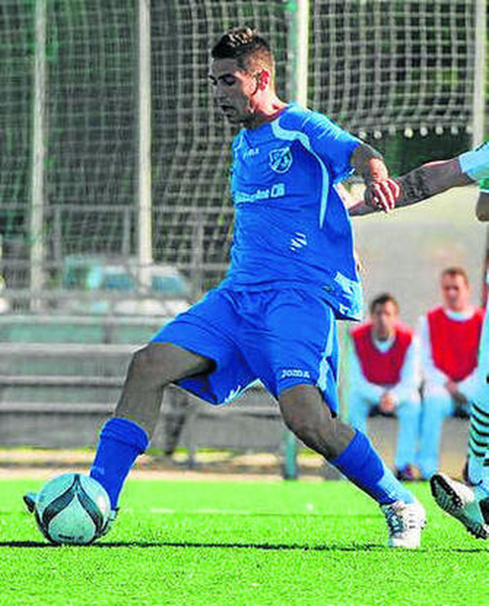 Un jugador del Chipiona.