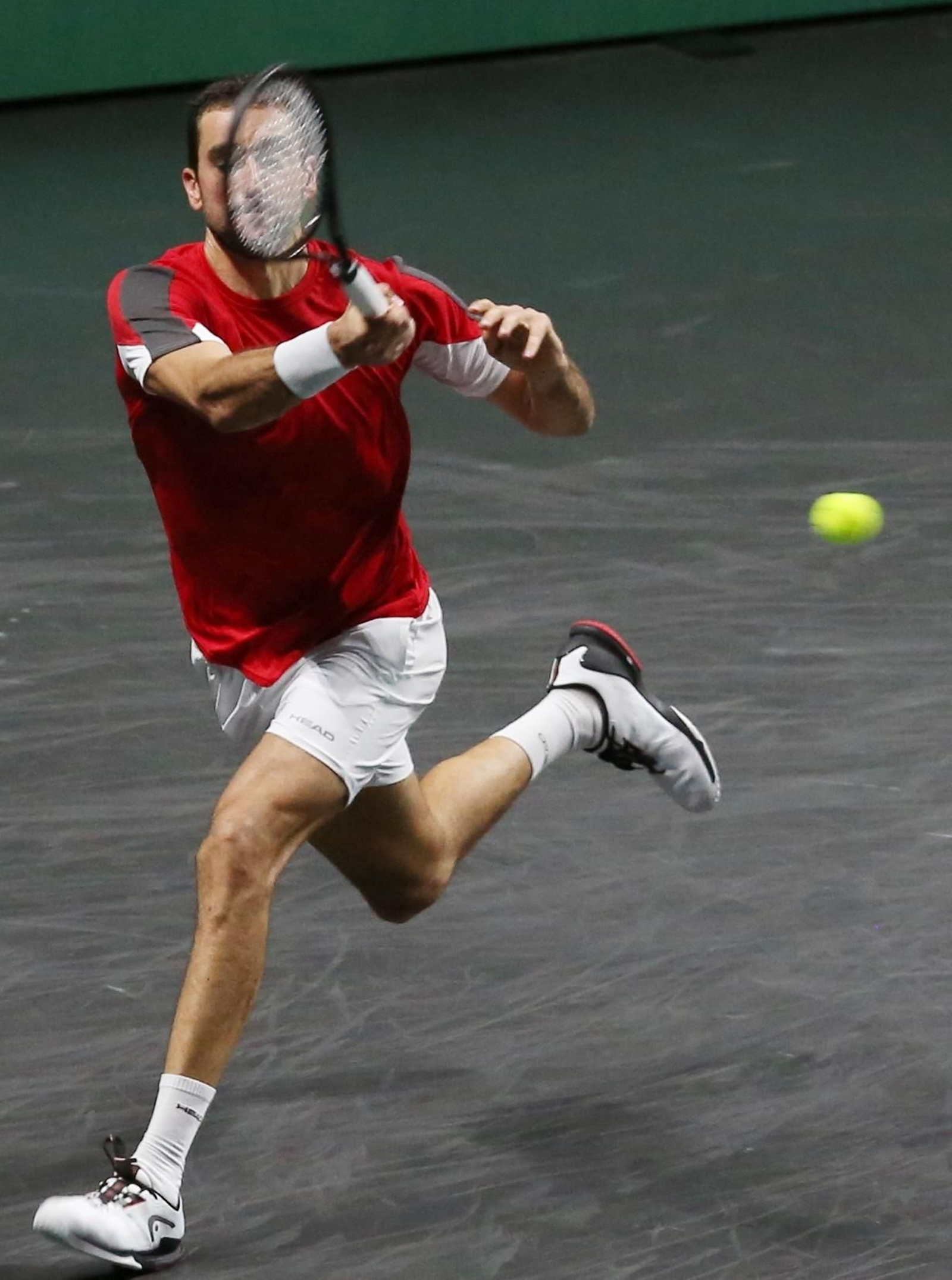 Pablo Carreño-Marin Cilic, en imágenes