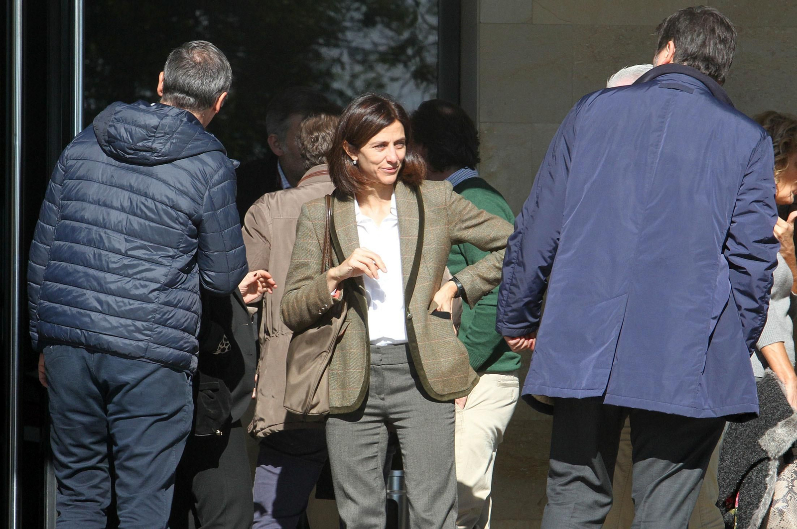 Condolencias a la familia García Palacios durante la mañana en el tanatorio, en imágenes