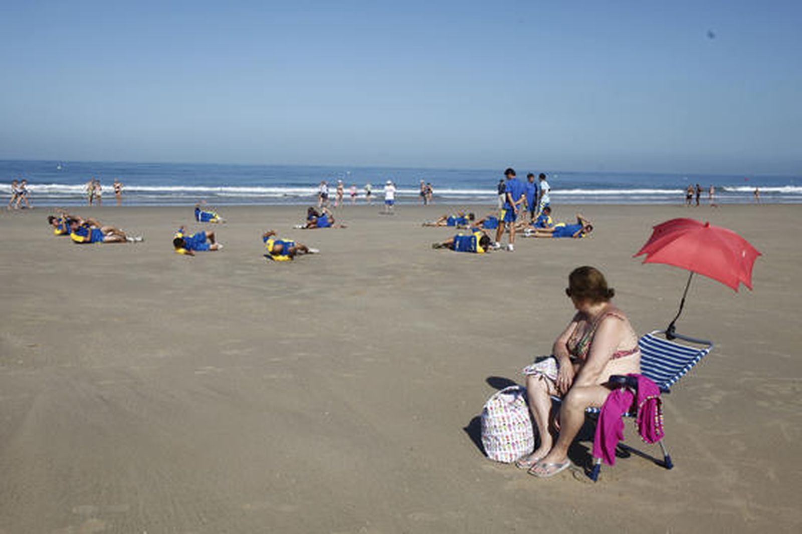 Un momento del entrenamiento

Foto: Jesus Marin