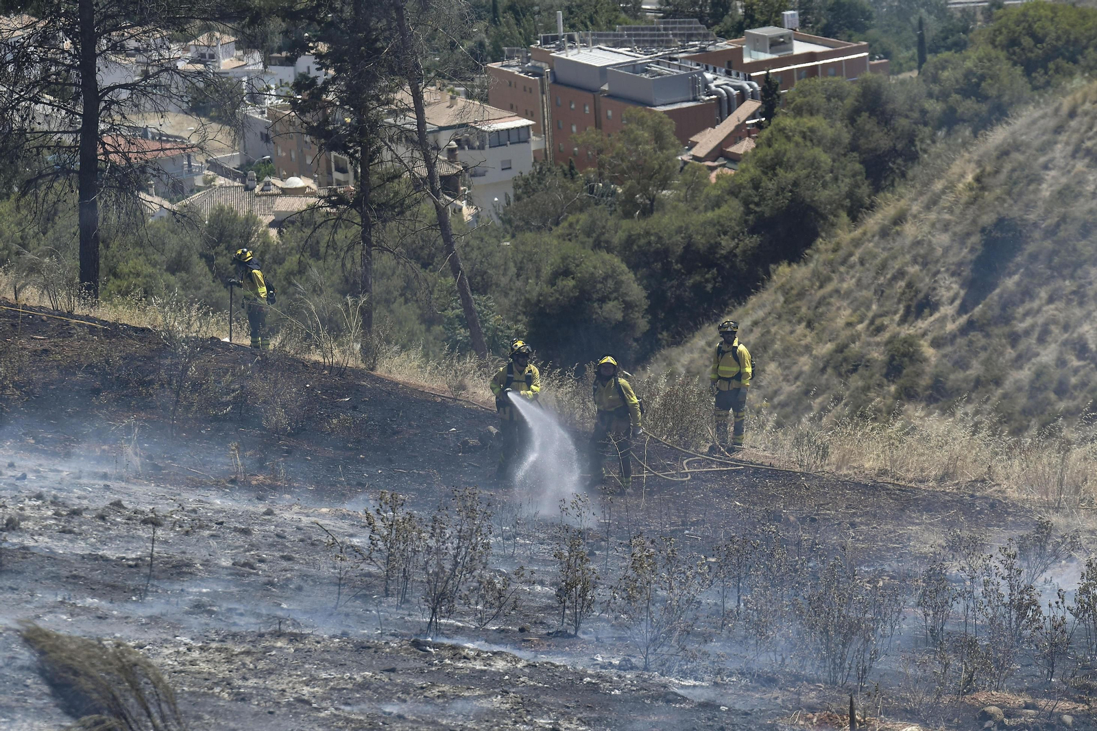 Incendio en el Llano de la Perdiz