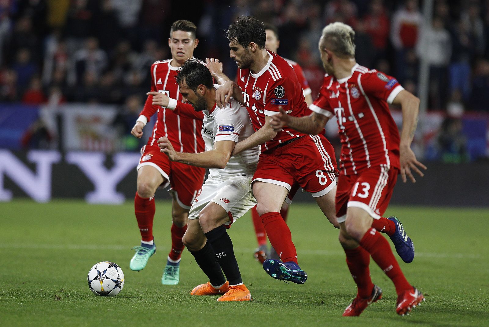 Las imágenes del Sevilla-Bayern Múnich