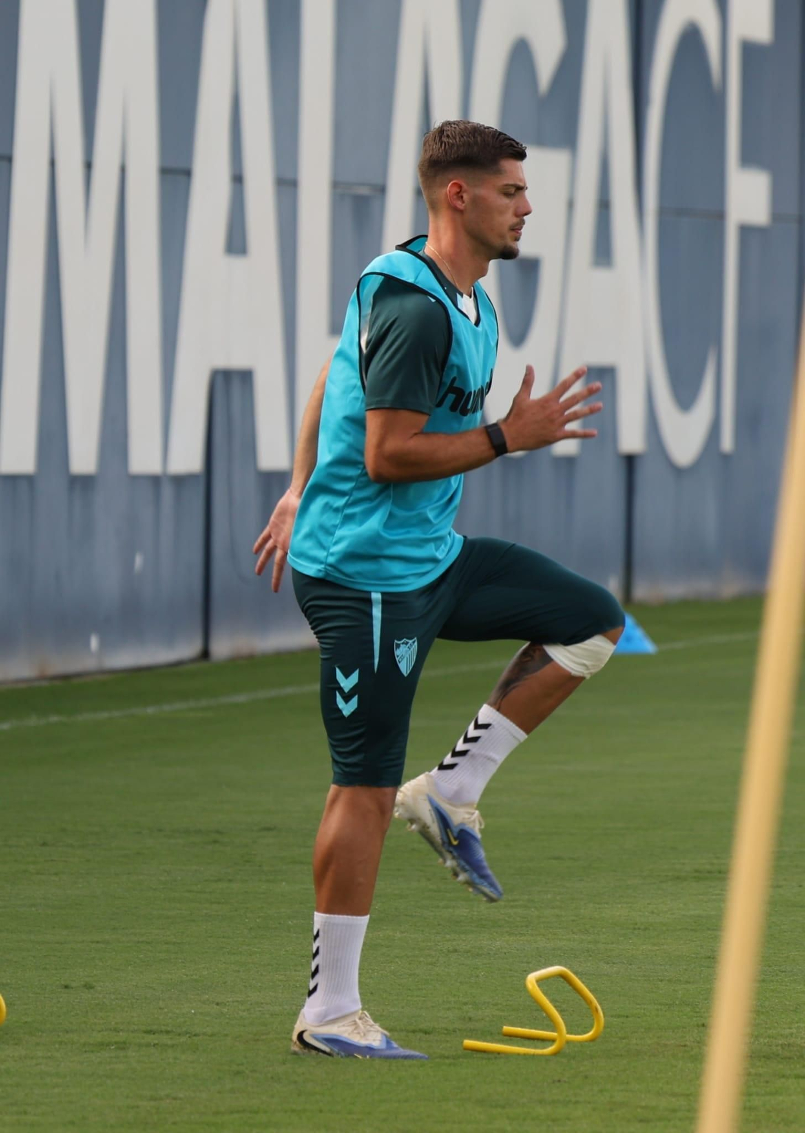 Javi Montero ya trabaja con el Málaga CF en el Anexo de La Rosaleda