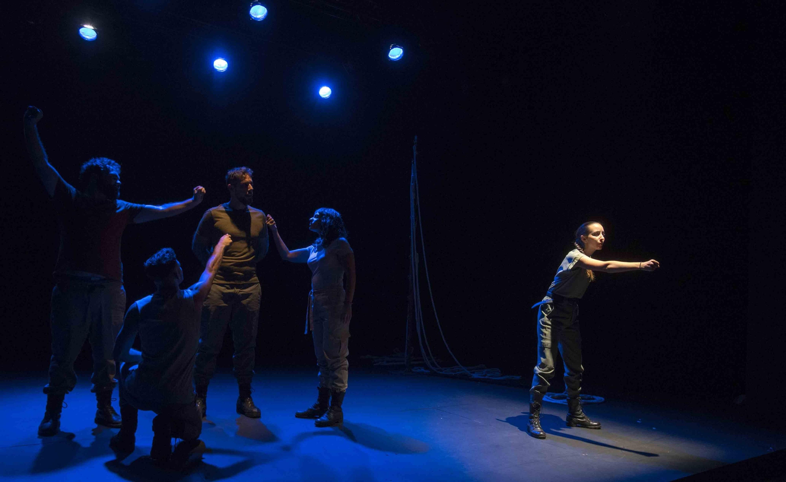 Función de la compañía malagueña Jóvenes Clásicos en la pasada edición del Festival de Teatro de Málaga.