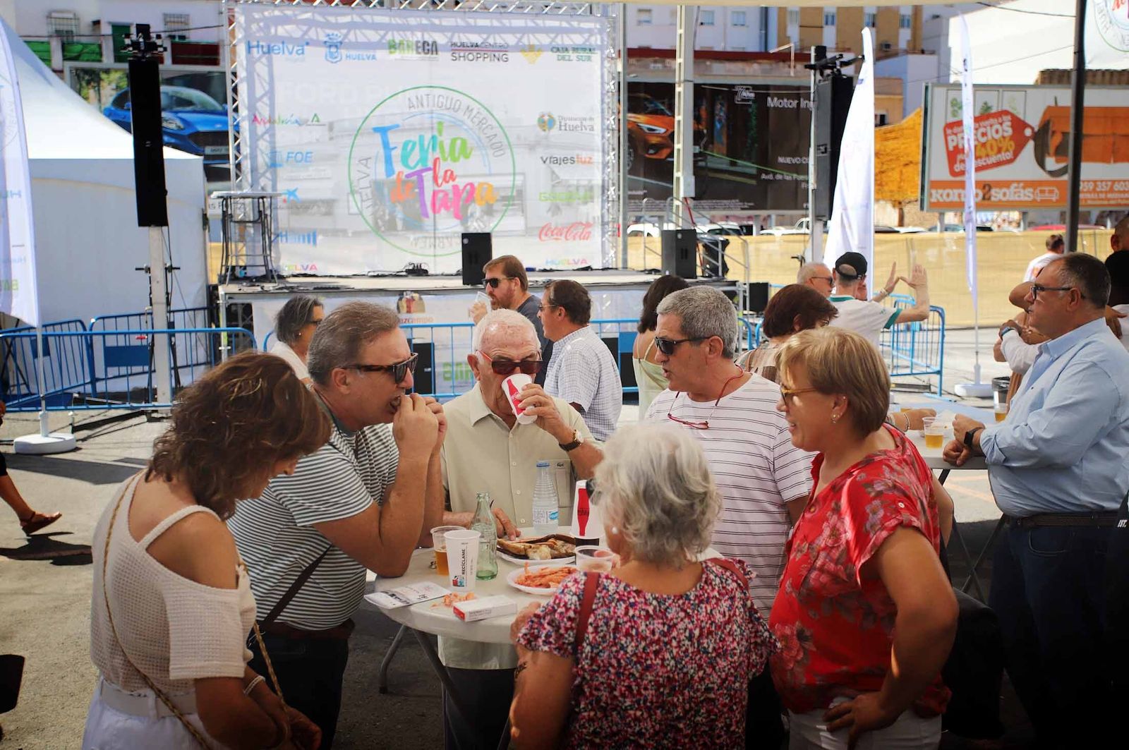 Imágenes del ambiente en la Feria de la Tapa de Huelva