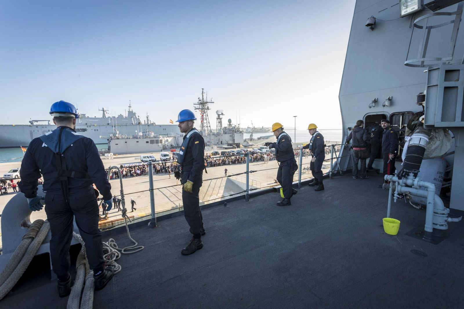 Las mejores imágenes del regreso del 'Castilla' a Rota