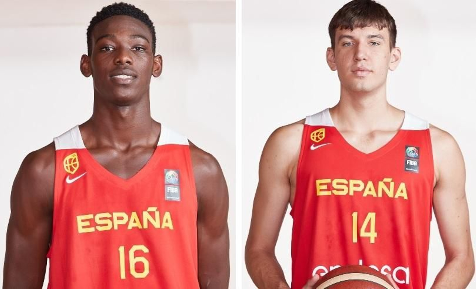 Victory Onuetu y José Tanchyn, con España sub 18.