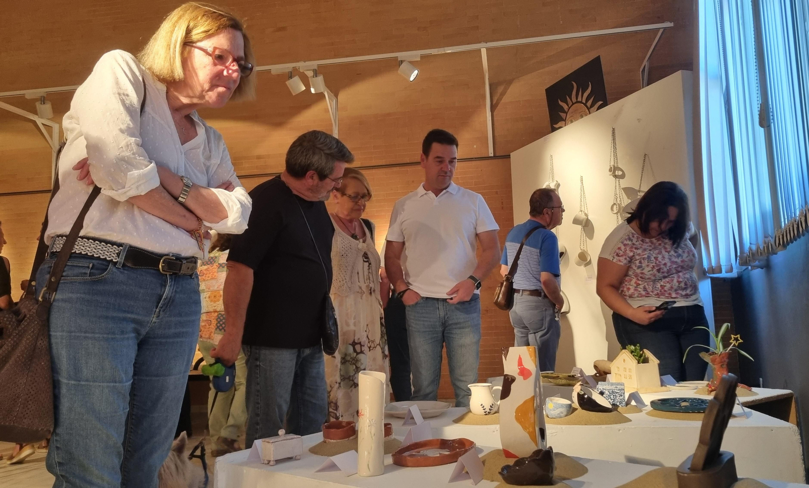 Inaguración de la Exposición del Taller Municipal de Cerámica.