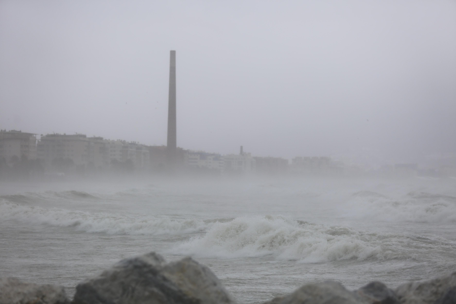 Fotos de las incidencias de la lluvia en Málaga