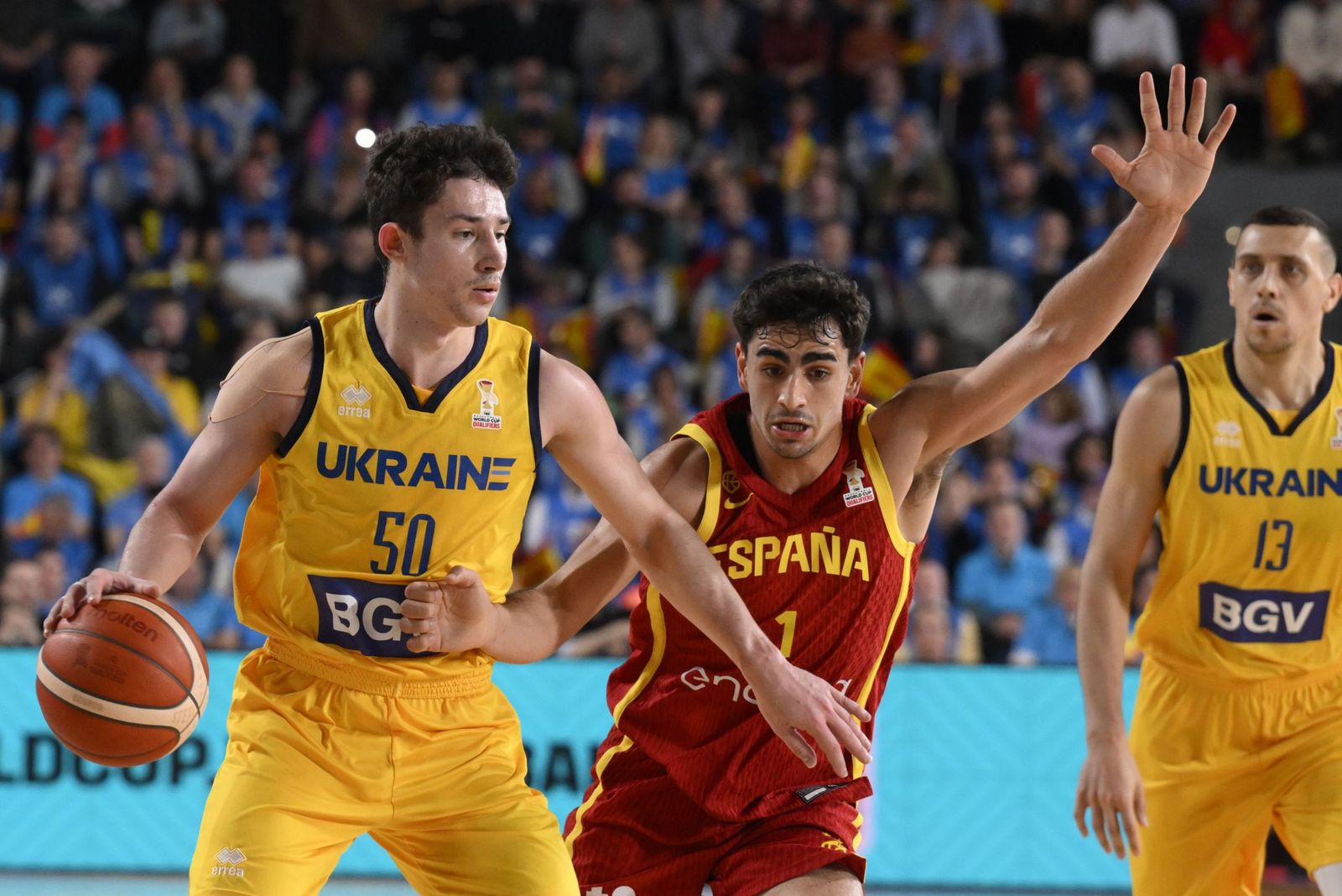 Las mejores fotos del España-Ucrania de baloncesto