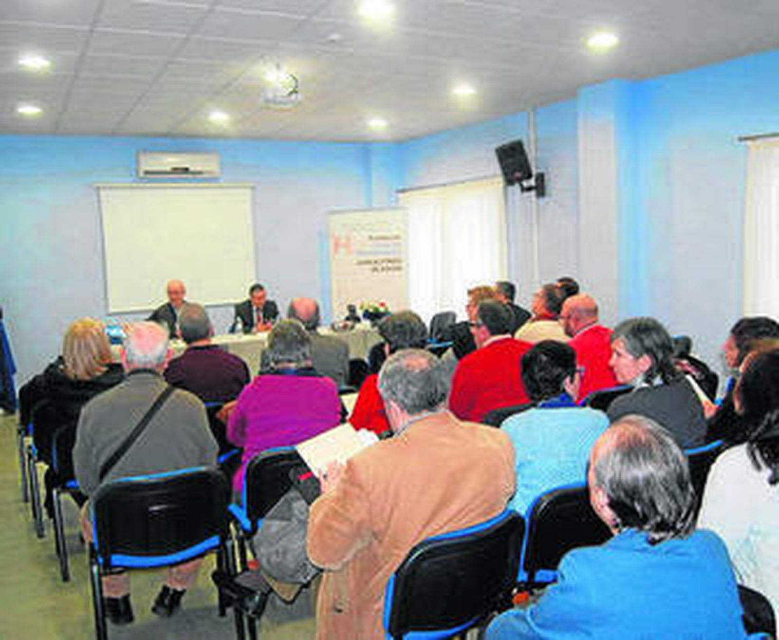 Asistentes a las jornadas, ayer en Baena.