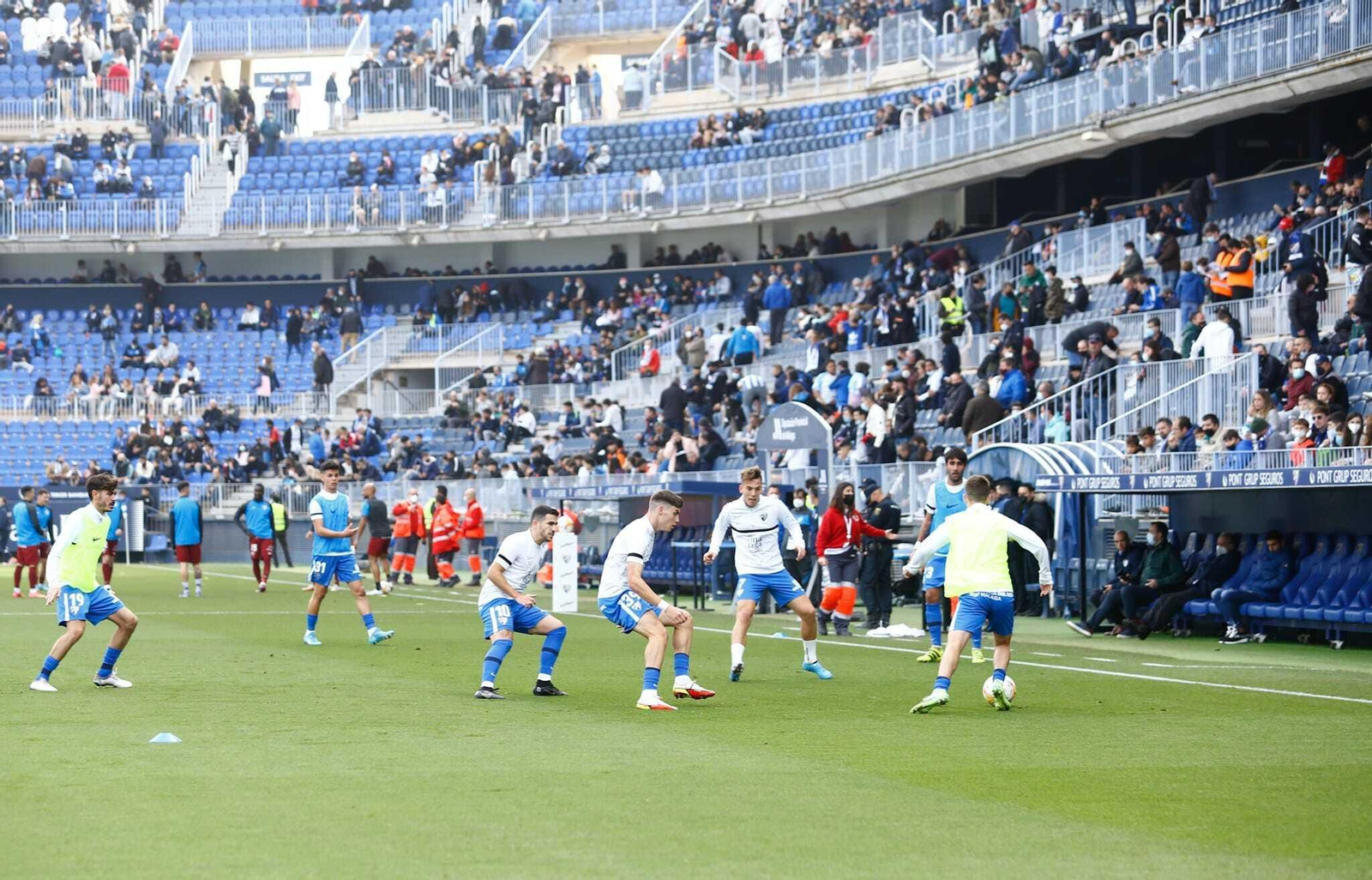 Las fotos del Málaga CF-Huesca