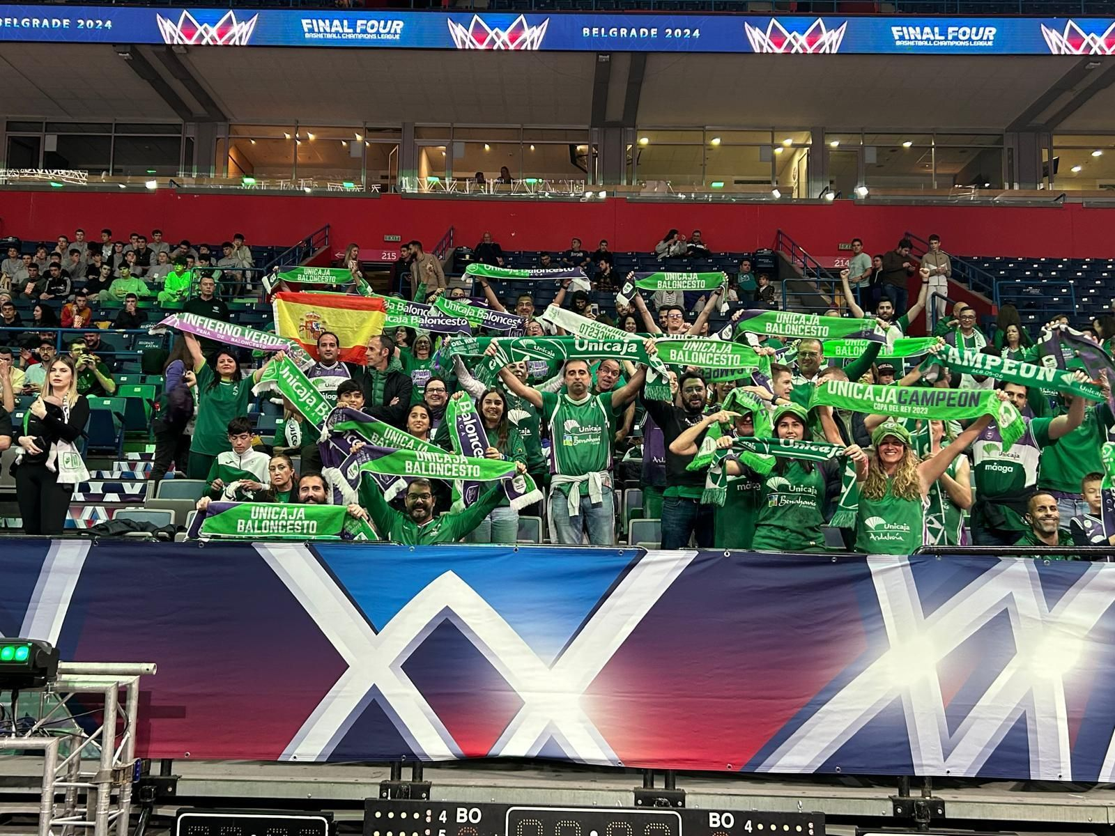 Búscate en las gradas del Belgrado Arena durante la Final Four de la BCL