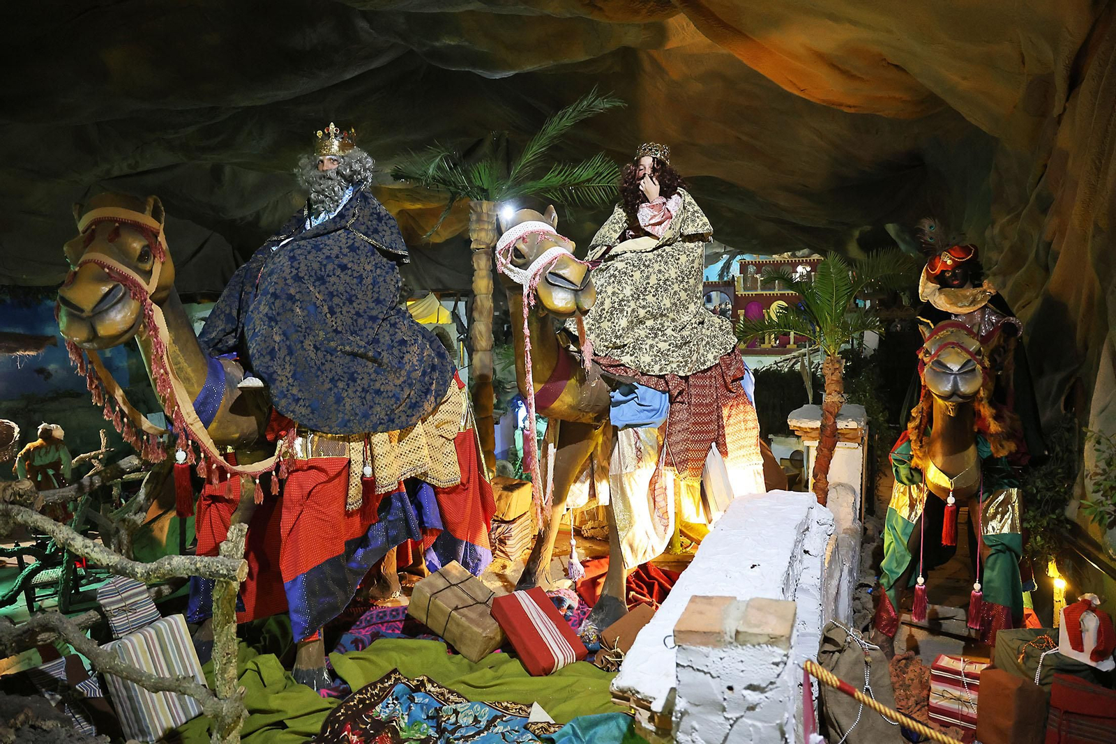 Las imágenes del Belén Viviente de Beas