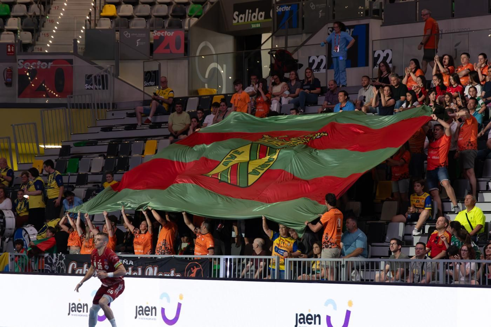 Las gradas del Olivo Arena en las semis de la Copa del Rey de balonmano, en imágenes
