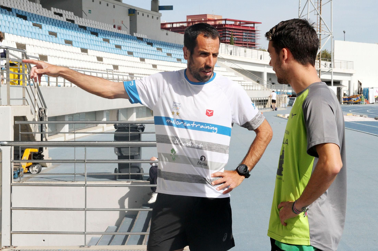 Emilio Martín, imágenes de un campeón mundial en su jornada de entrenamiento