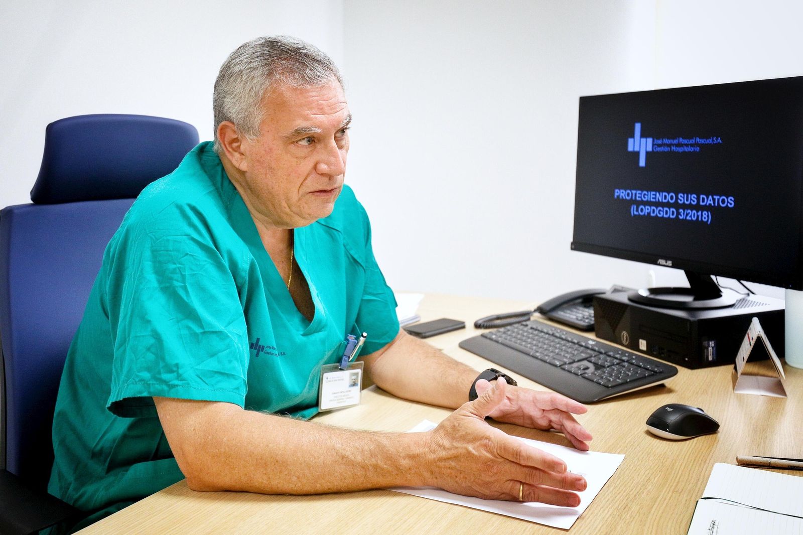 Ignacio Ortiz, en un instante, durante la entrevista mantenida con 'Diario de Cádiz'