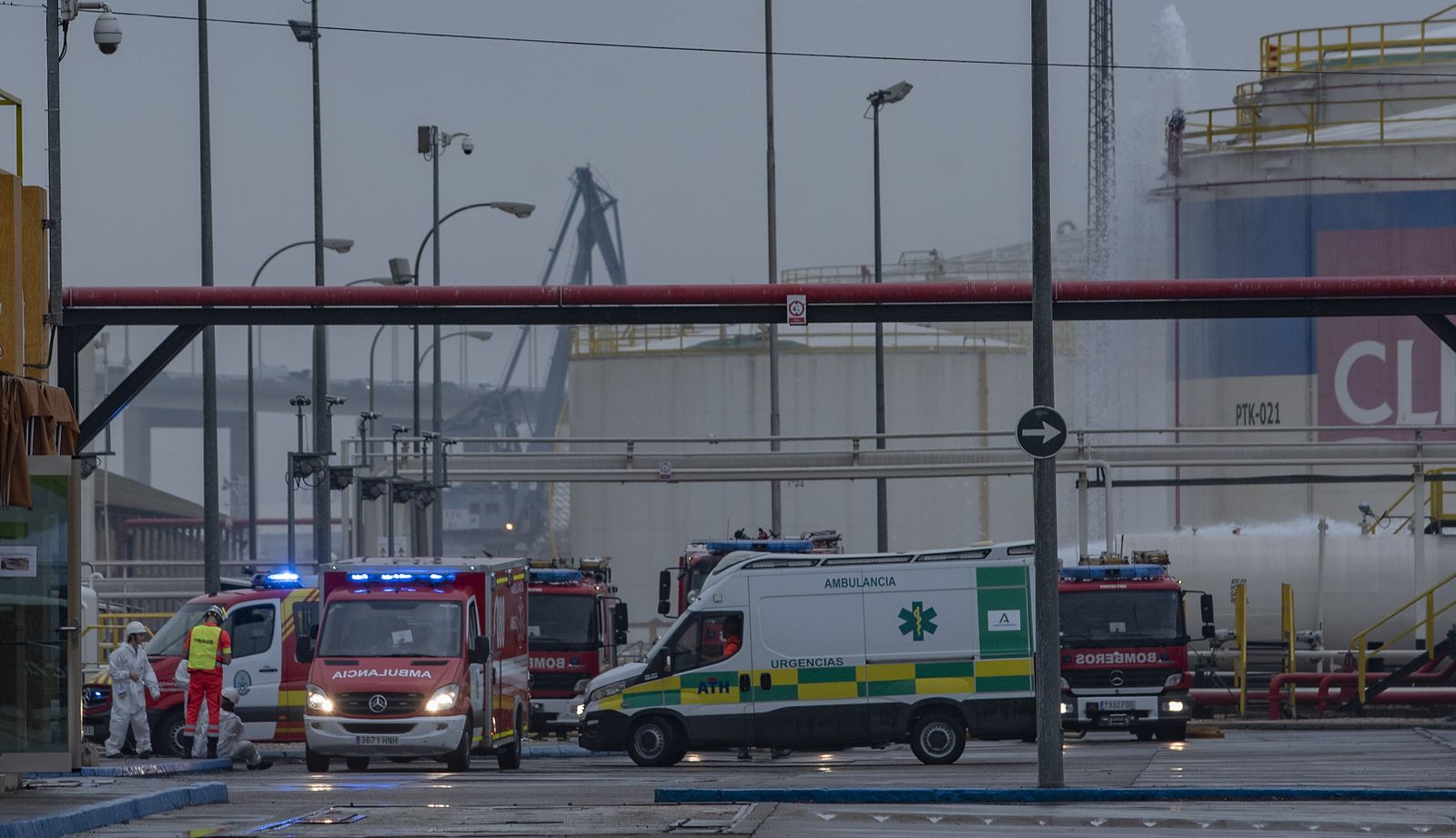 Un simulacro de emergencias.