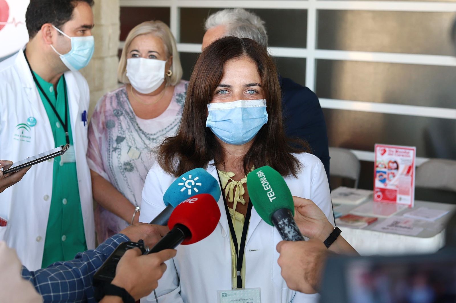 Imágenes de las actividades organizadas por el Hospital Juan Ramón Jiménez y la asociación Ancco con motivo del Día Mundial del Corazón