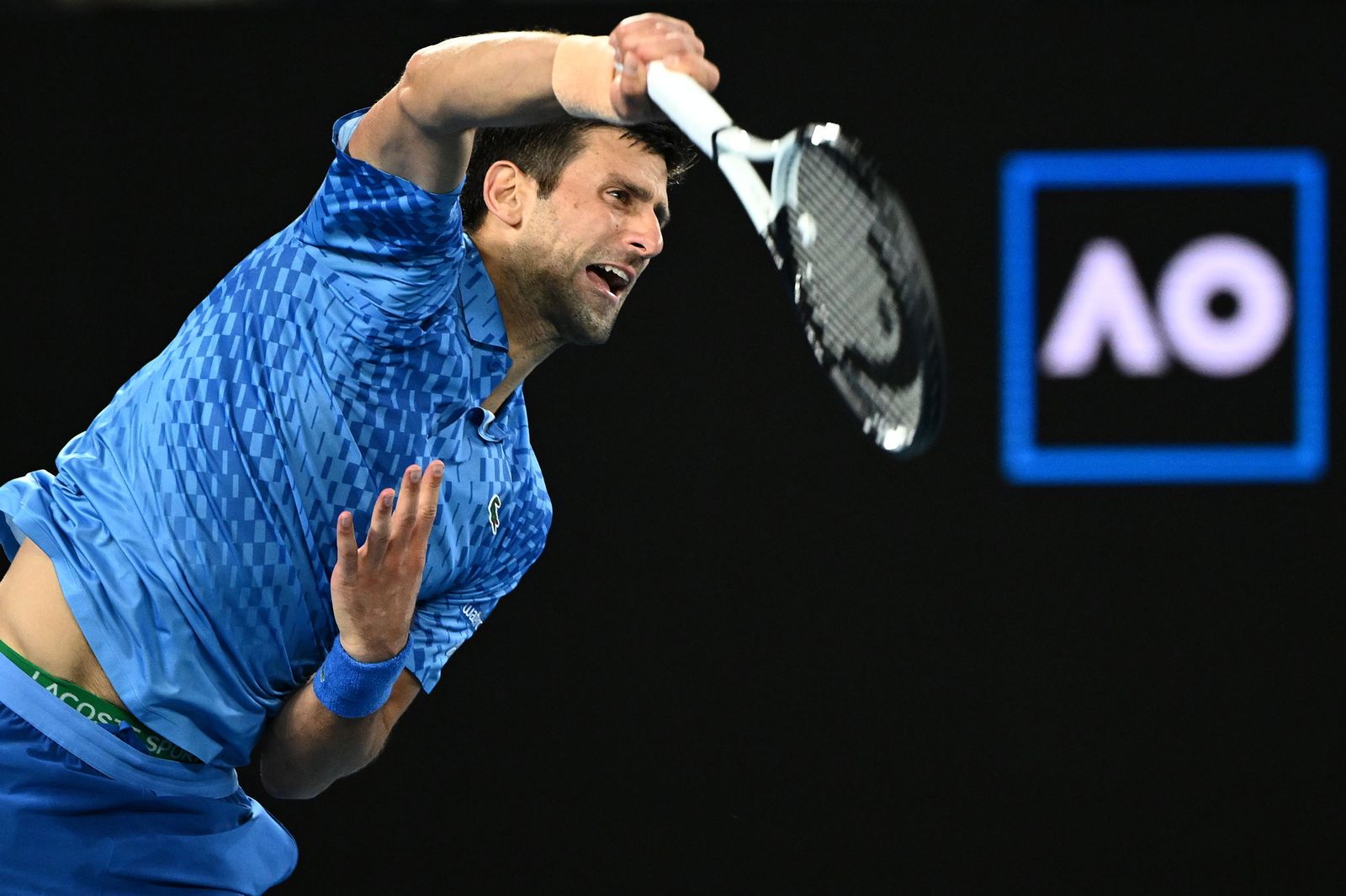 El duelo entre Carballés y Djokovic en imágenes