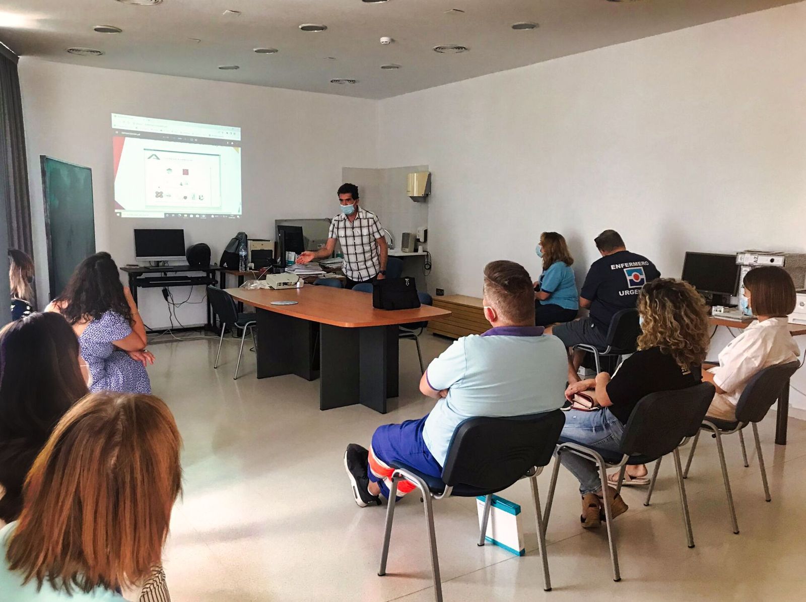 Jornada de formación a enfermeras.