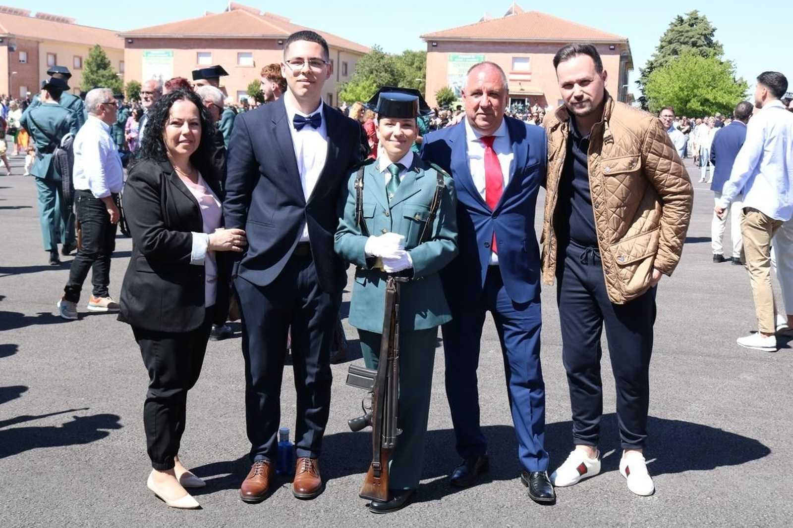 En imágenes: así ha sido la jura de bandera de la Guardia Civil presidida por el rey Felipe VI