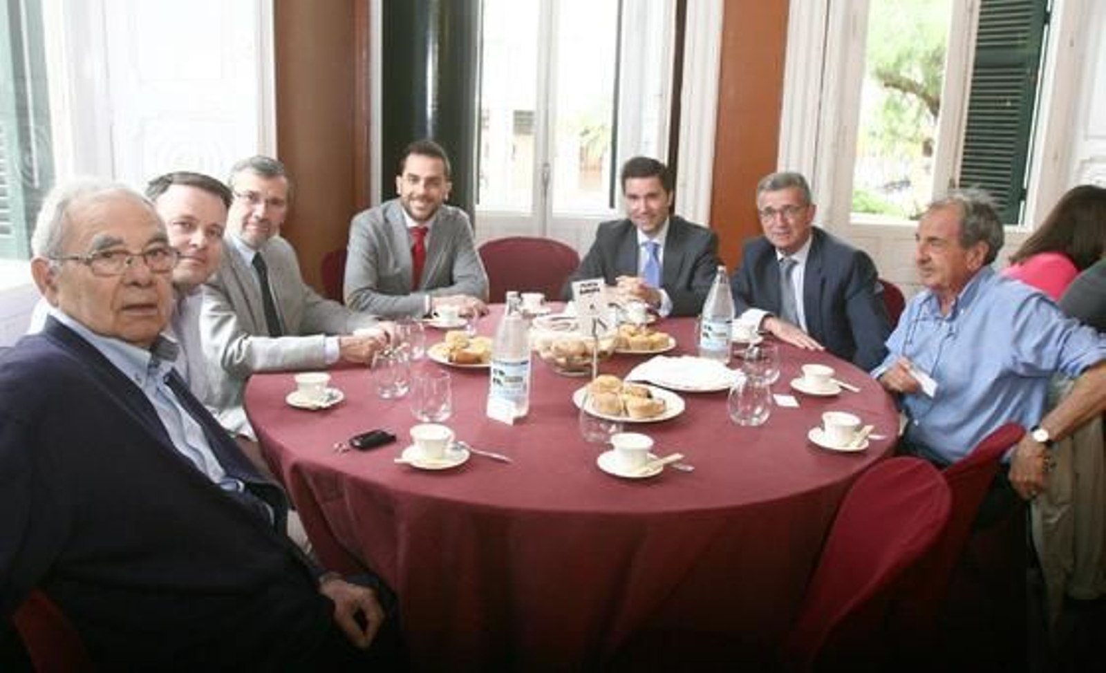 Mauricio Valderrama, José Ignacio Sanz, Rafael Terán, Manuel Suero, Aurelio Trujillo, José María Soriano y José Pablo Vázquez. 

Foto: Josue Correa/Alberto Dominguez