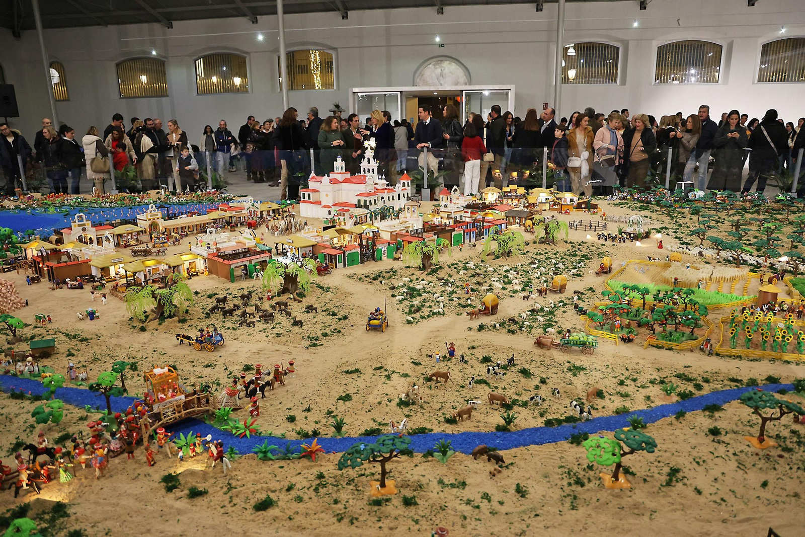 Imágenes del Belén de Playmobil más grande del mundo dedicado al Rocío