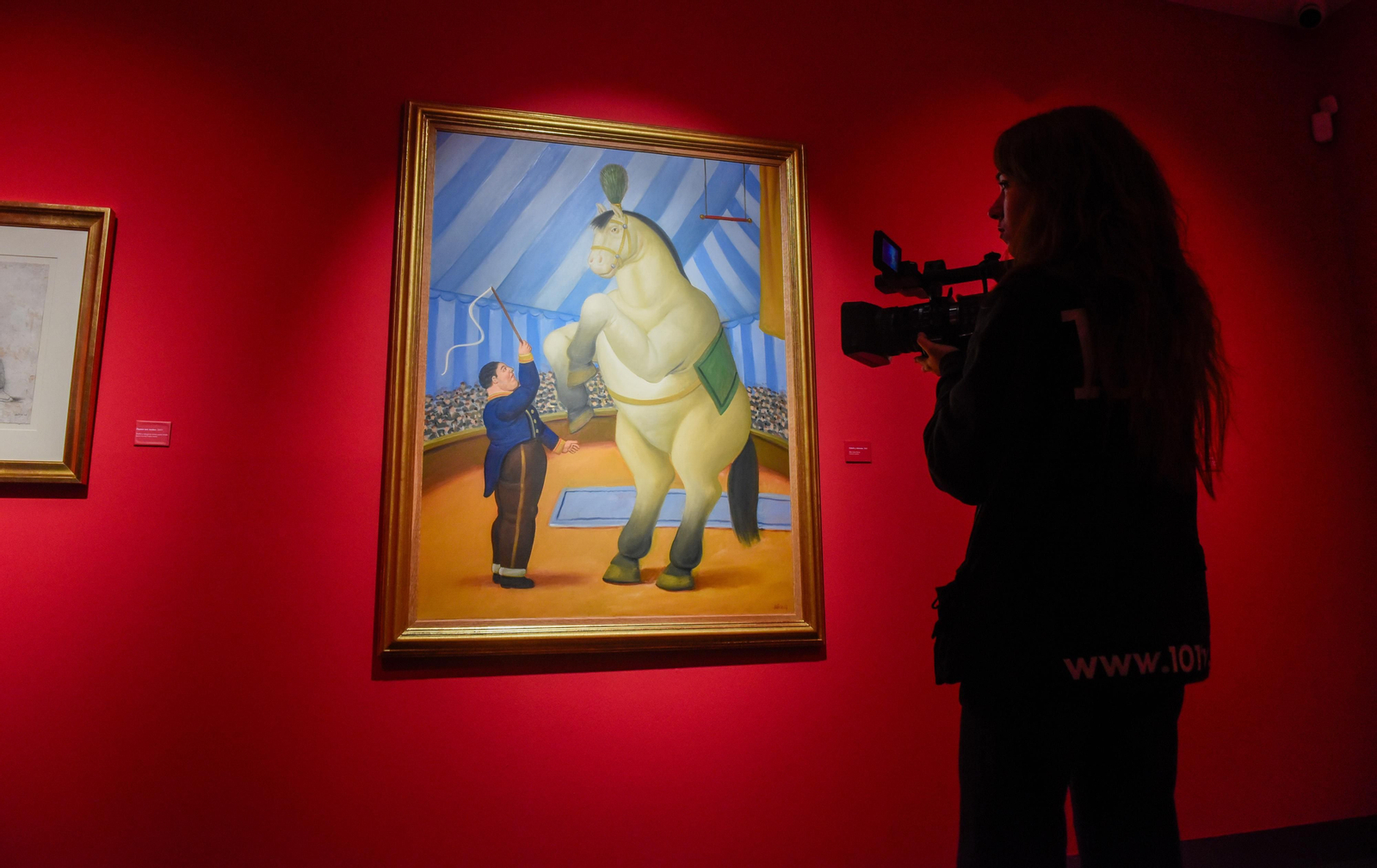 Inauguración  de la exposición sobre Fernando Botero